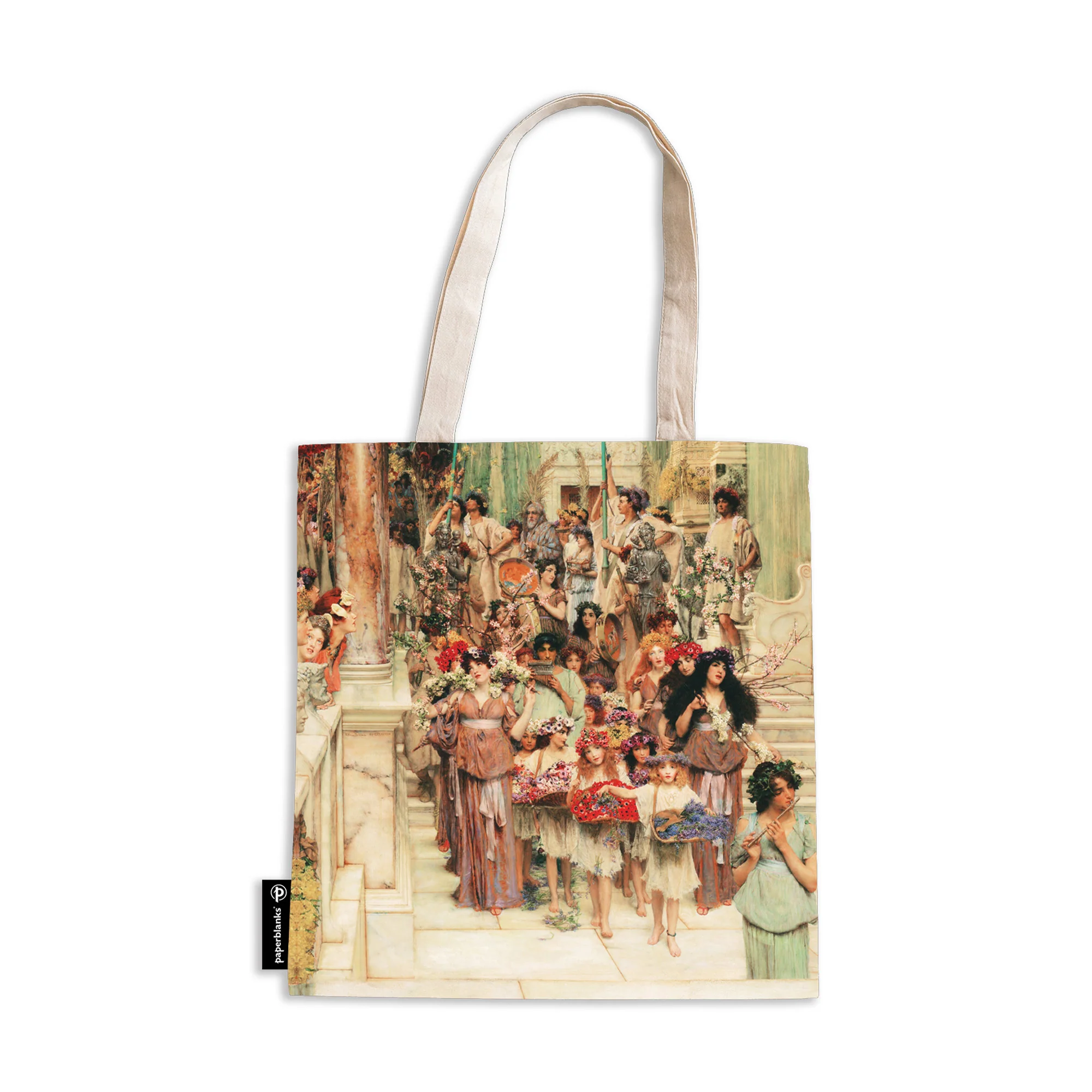 Alma Tadema Spring Canvas Tote Bag - Image 2