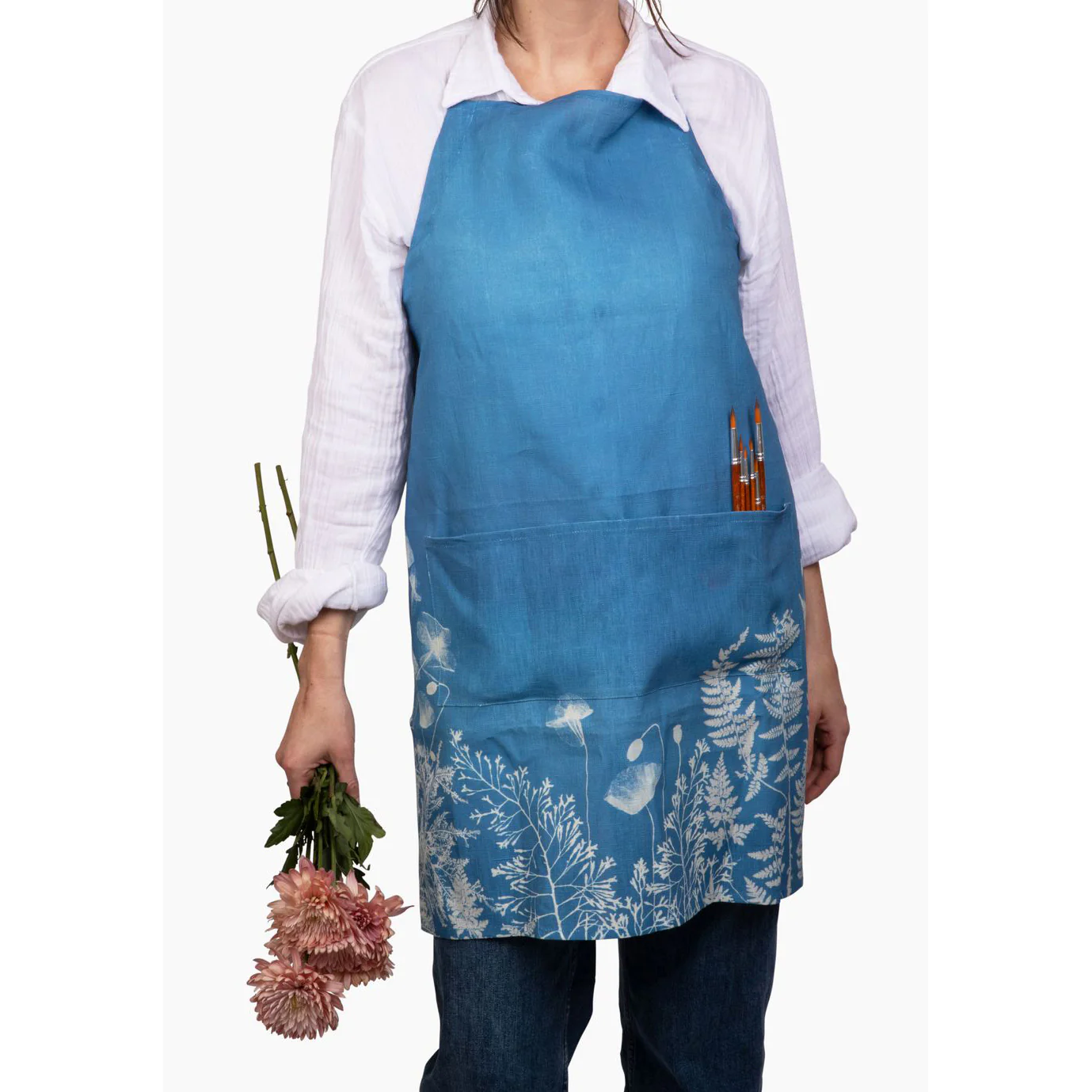 Anna Atkins Linen Apron - Image 2