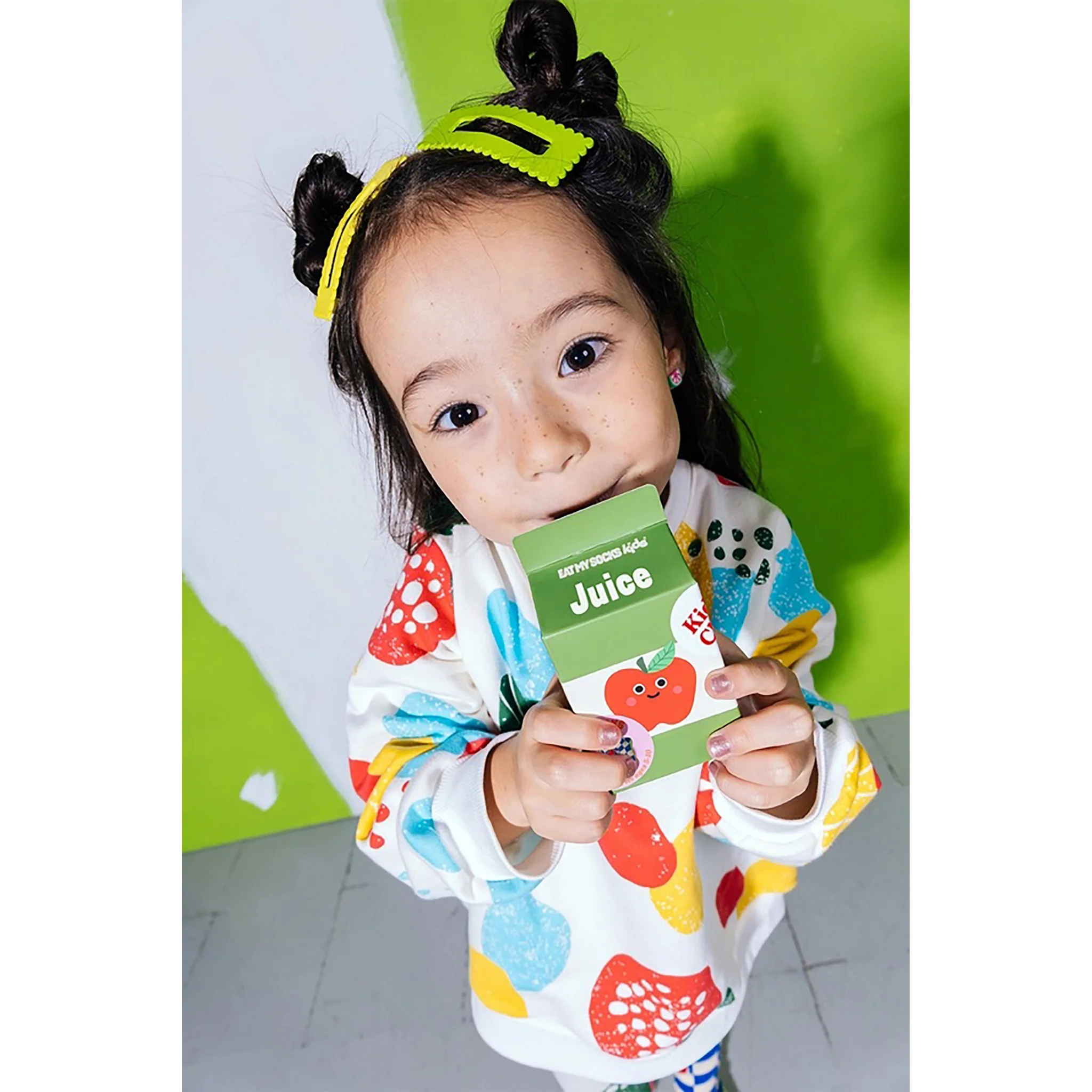 Apple Juice 3D Kids Socks - Image 4