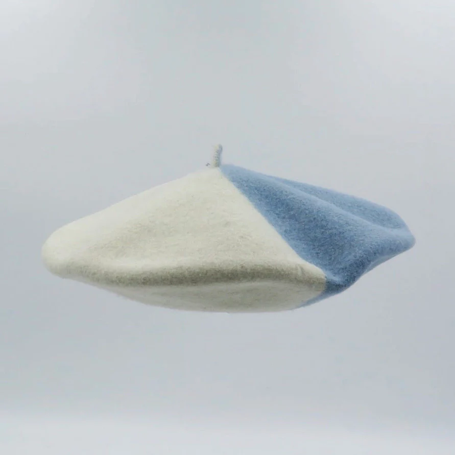 Dusk Blue Duo Beret - Image 4