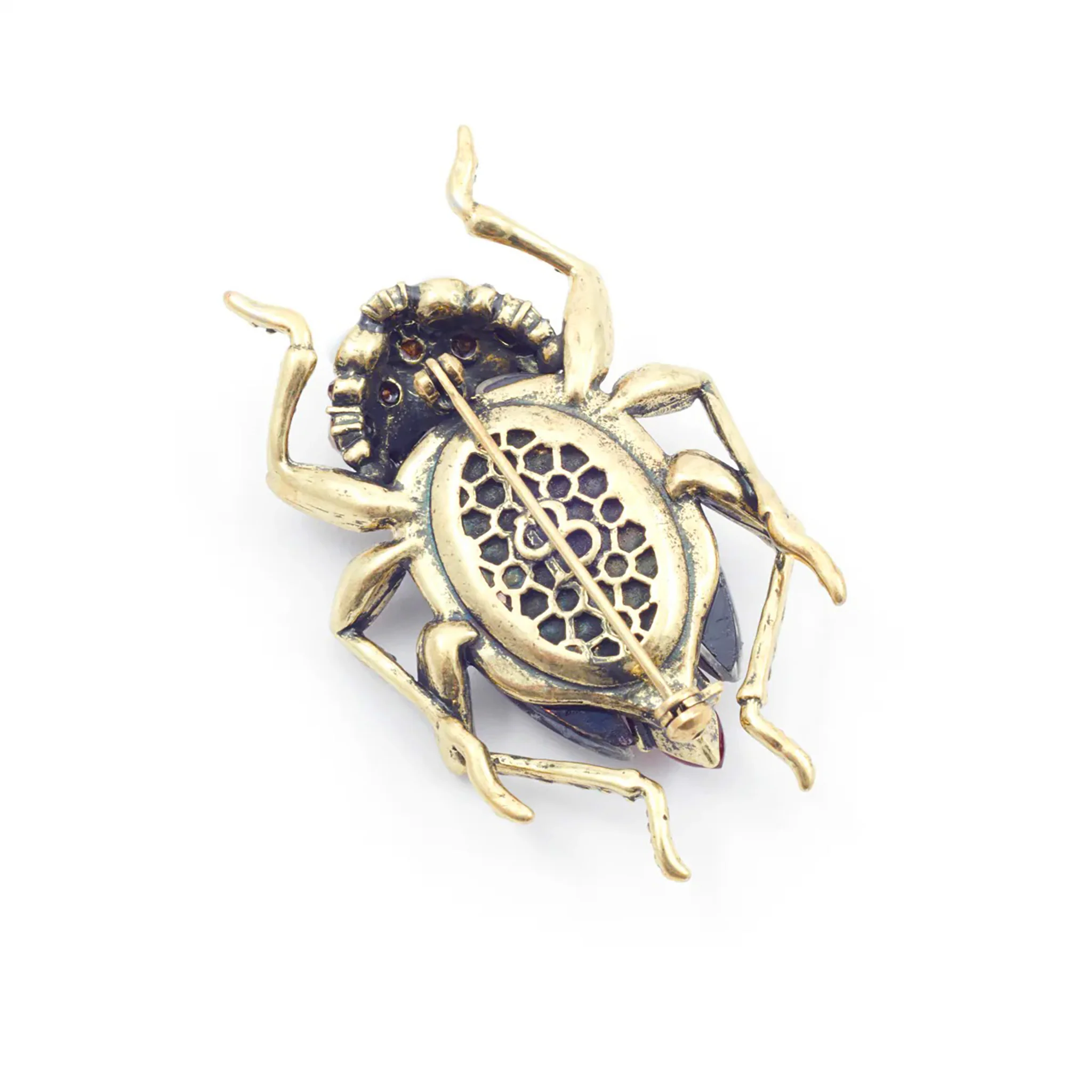 Bejeweled Beetle Brooch - Image 5