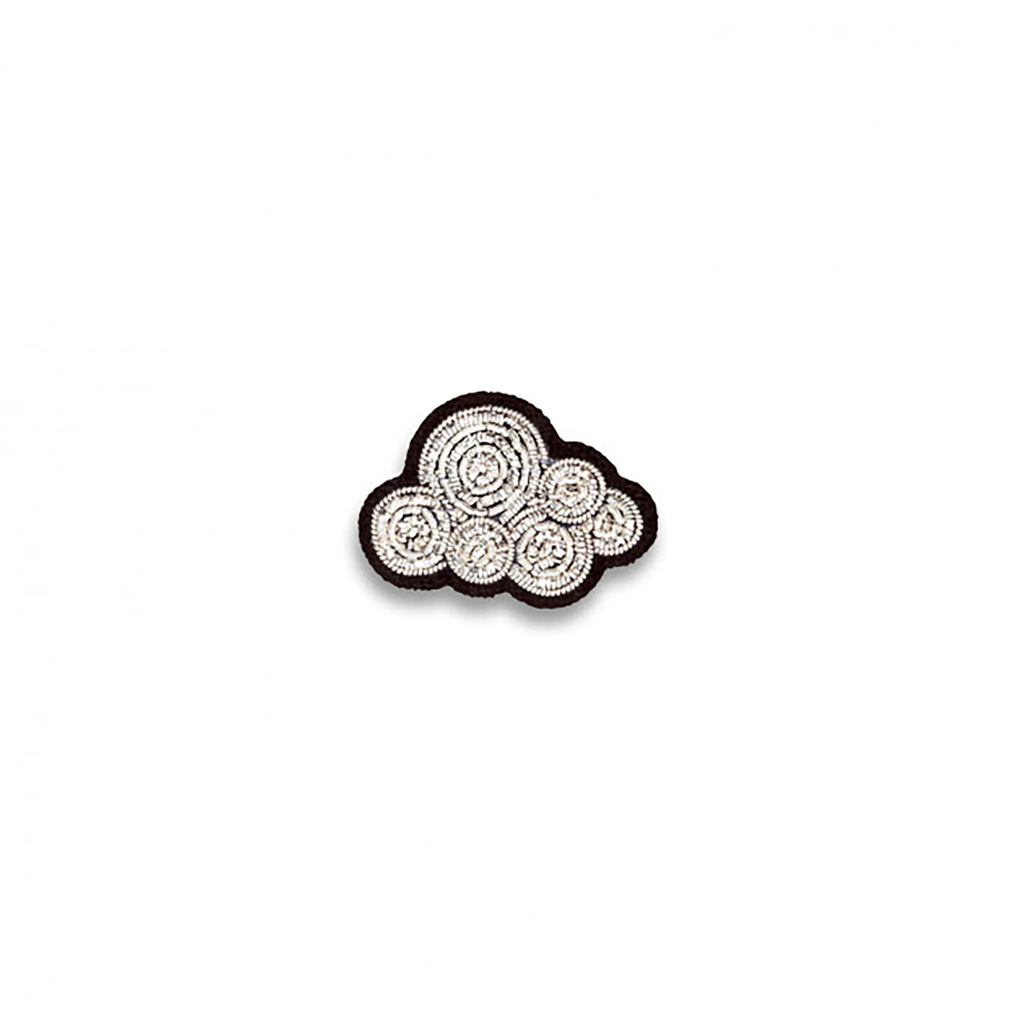 Embroidered Cloud Brooch