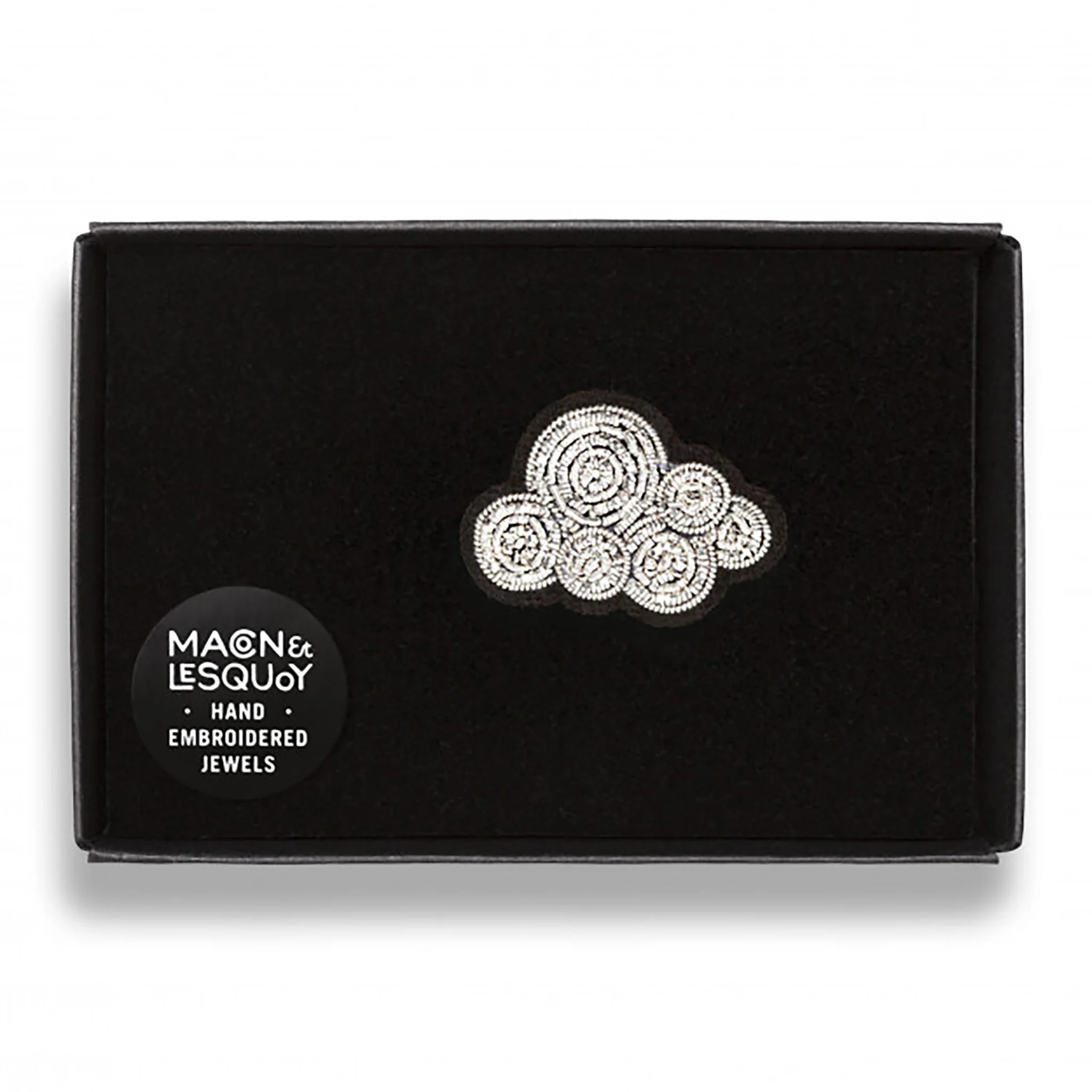 Embroidered Cloud Brooch - Image 3