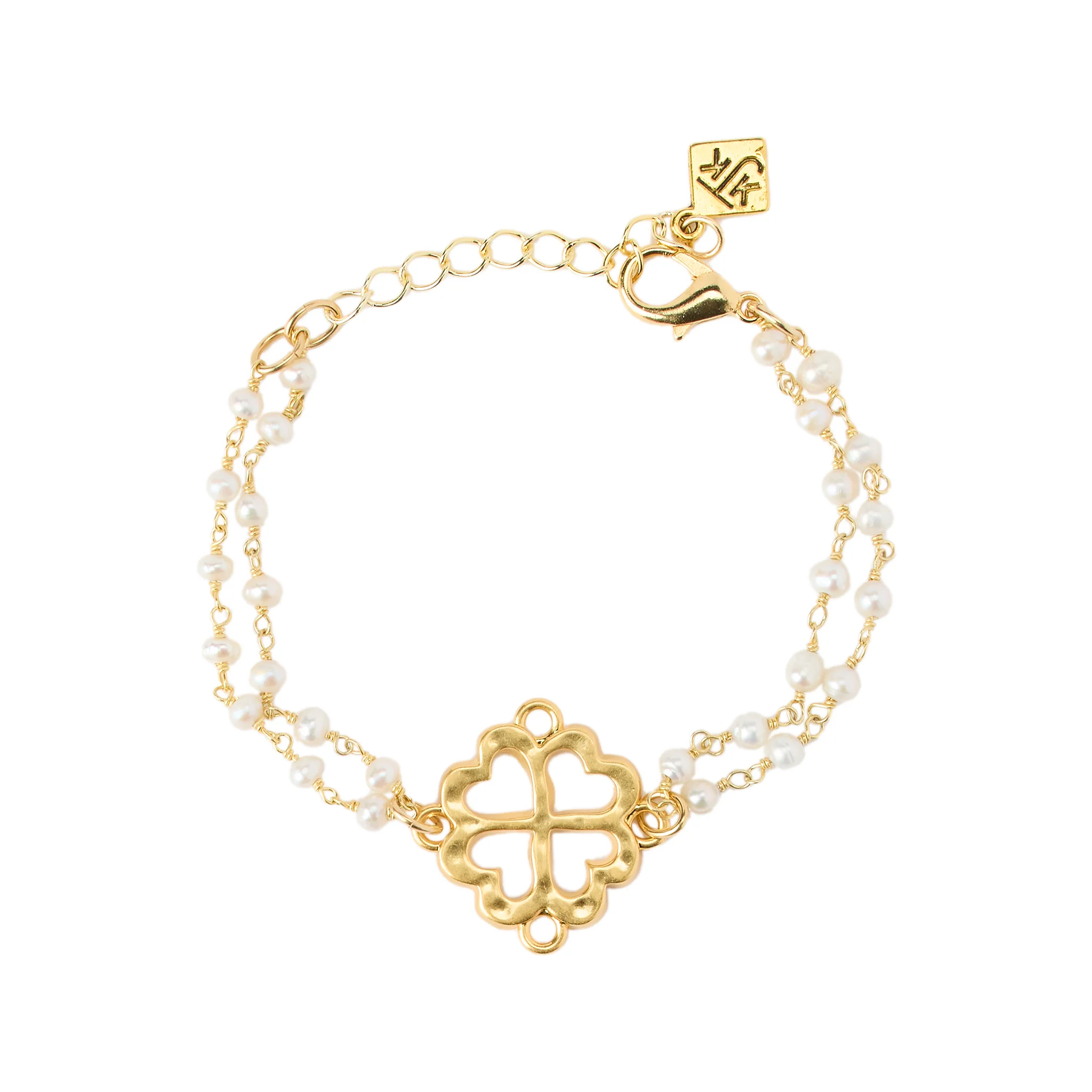 Bactrian Pendant Pearl Chain Bracelet