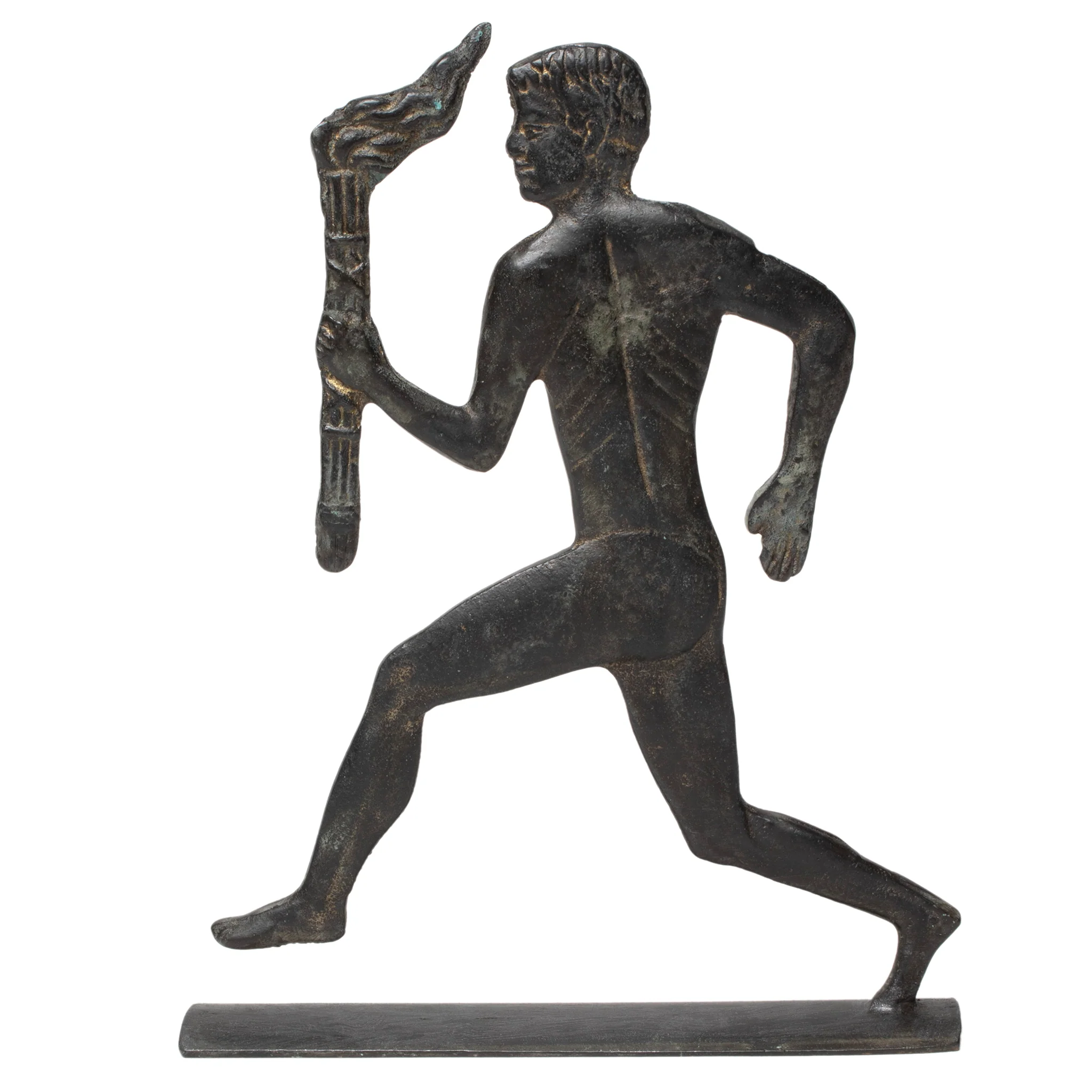 Bronze Torchbearer Figurine - Image 2
