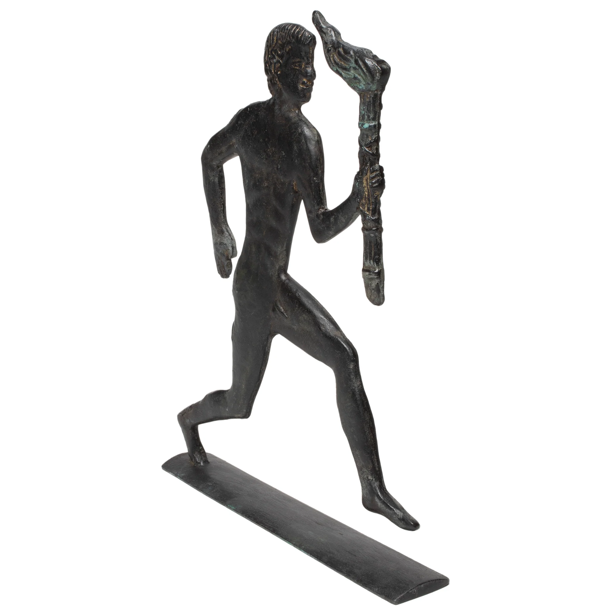 Bronze Torchbearer Figurine - Image 3