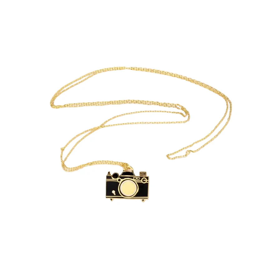 Camera Pendant Necklace