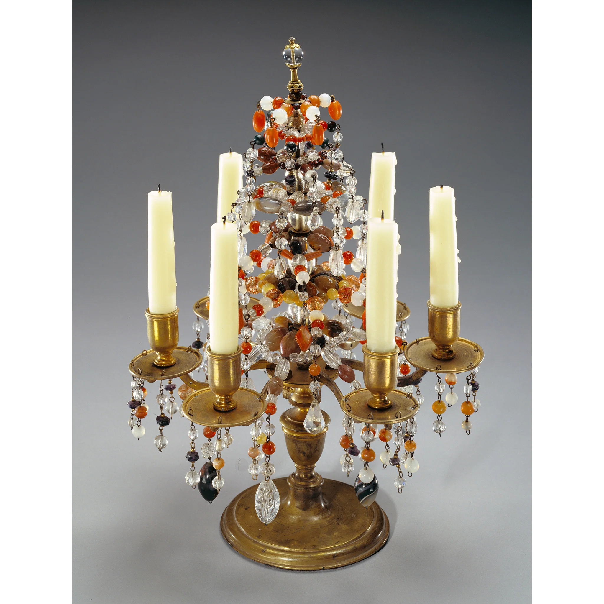 Carnelians and Crystals with Crystal Pendant Necklace - Image 5