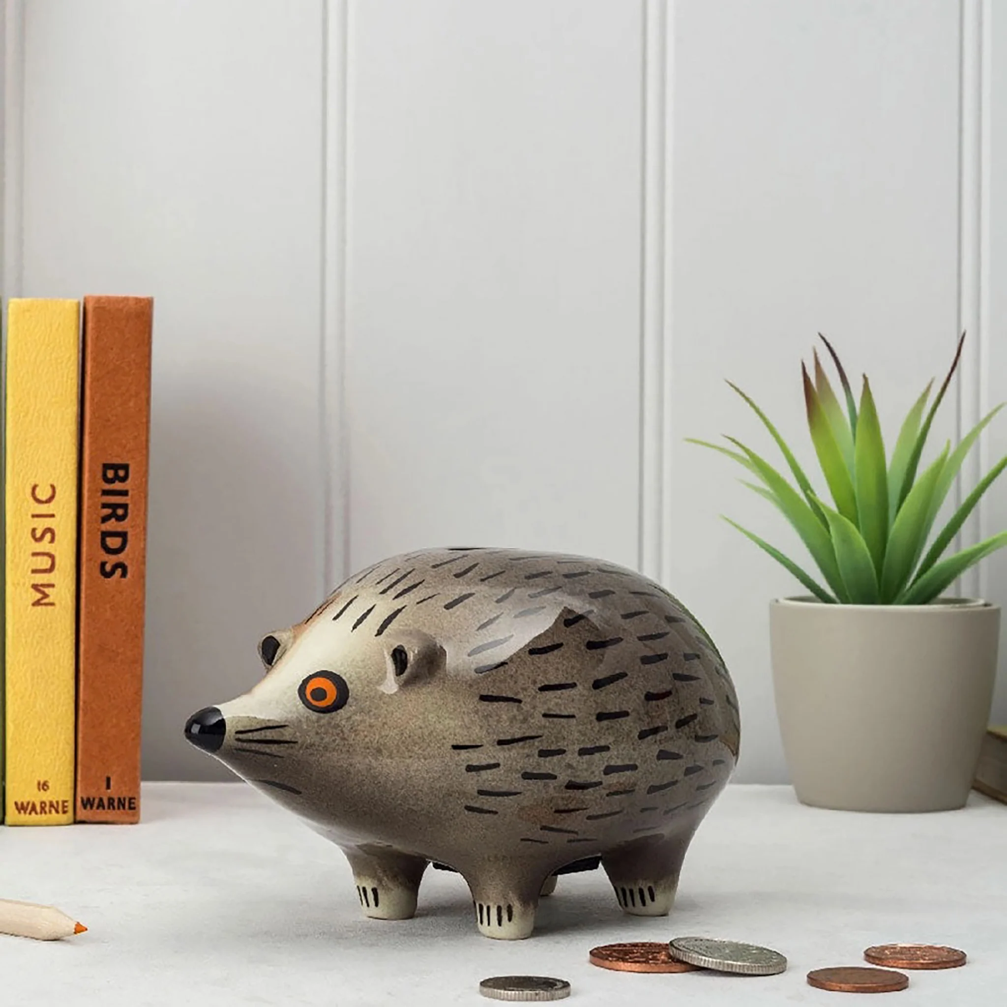 Ceramic Hedgehog Money Bank - Image 3