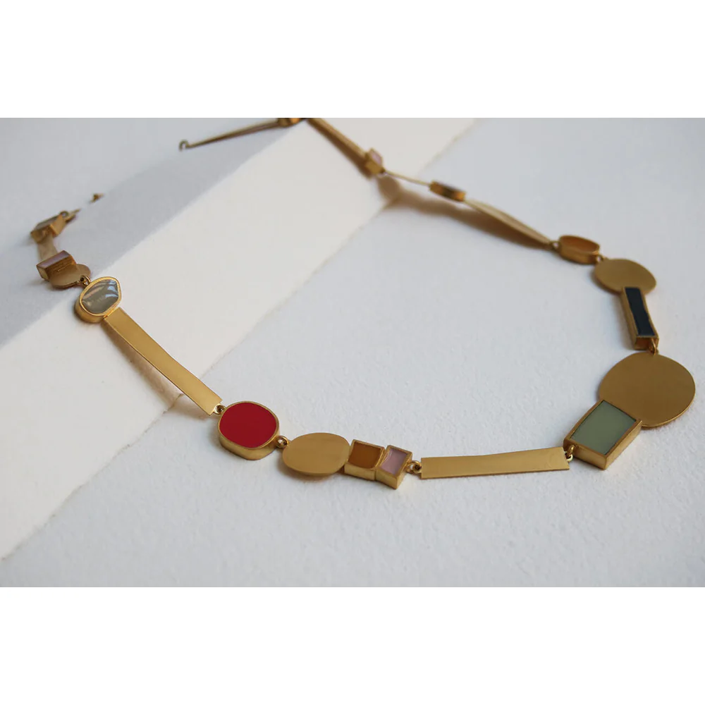 Collage Golden Necklace - Image 3