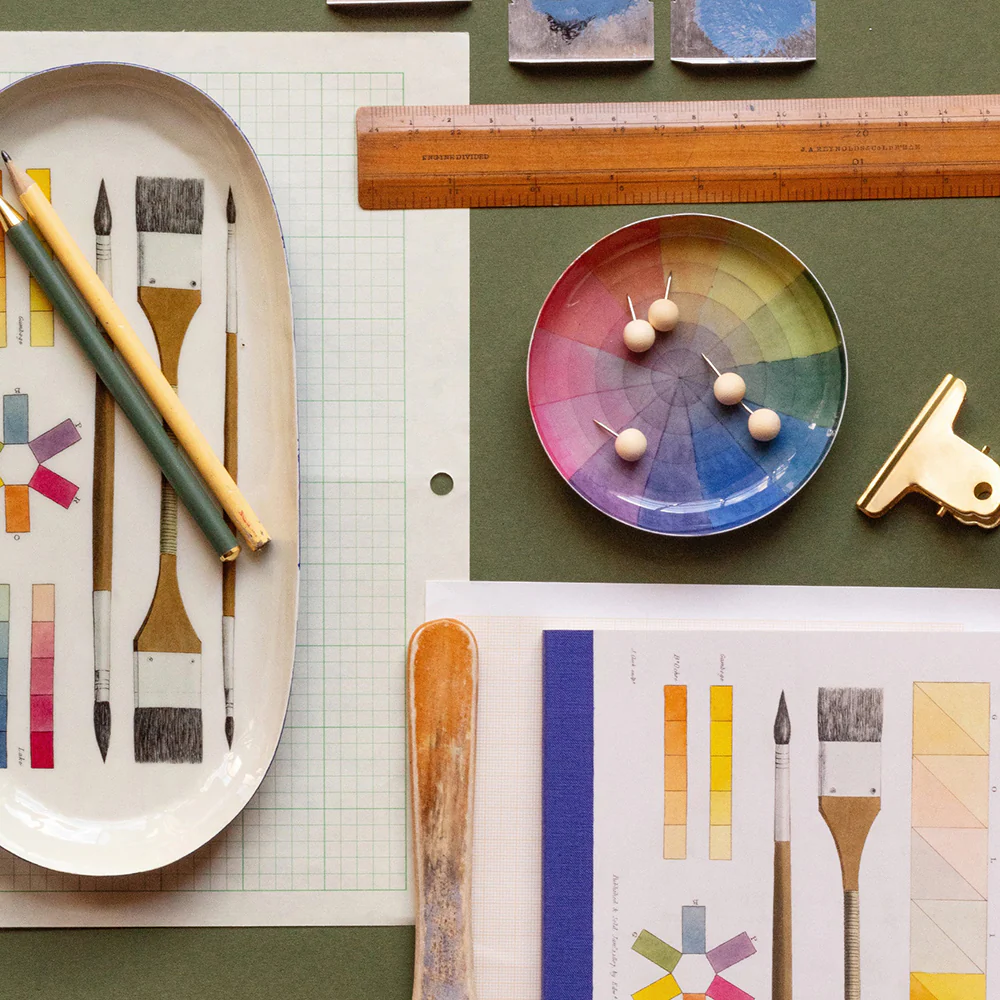 Color Wheel Enamel Tray - Image 2