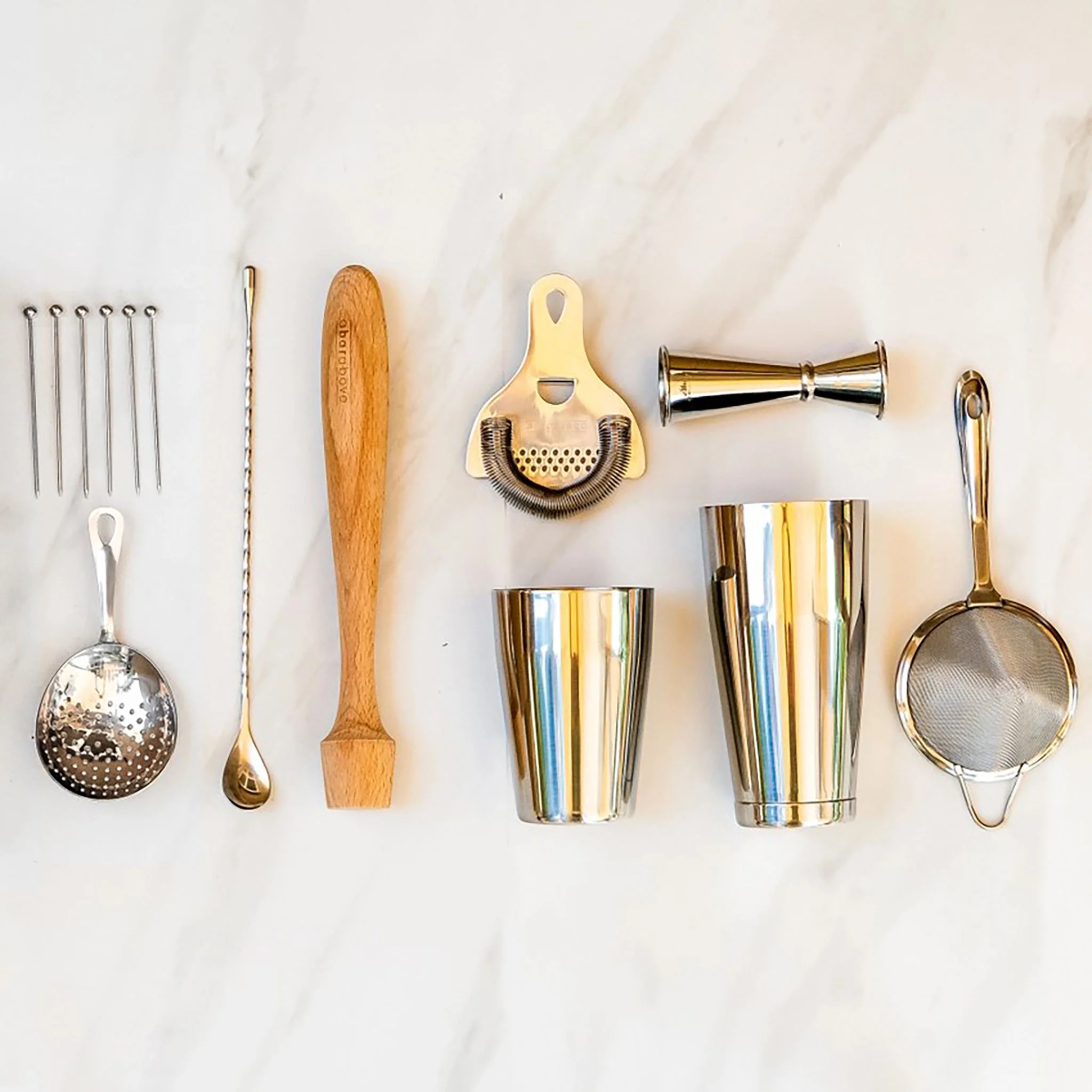 Craft Bar Set / Mixologist Cocktail Kit (14 piece) - Image 2