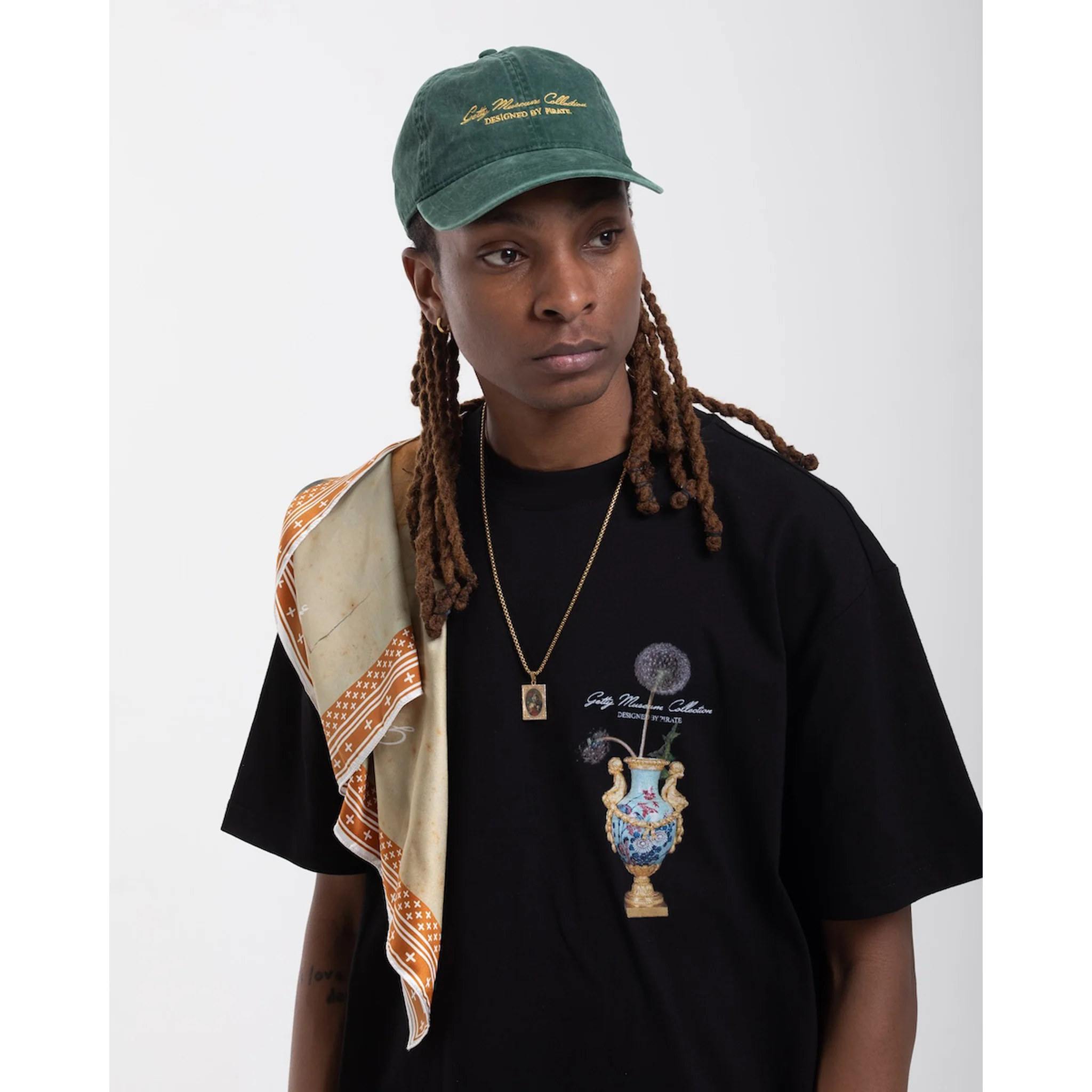 Dandelion Vase Graphic Tee - Black - Image 6
