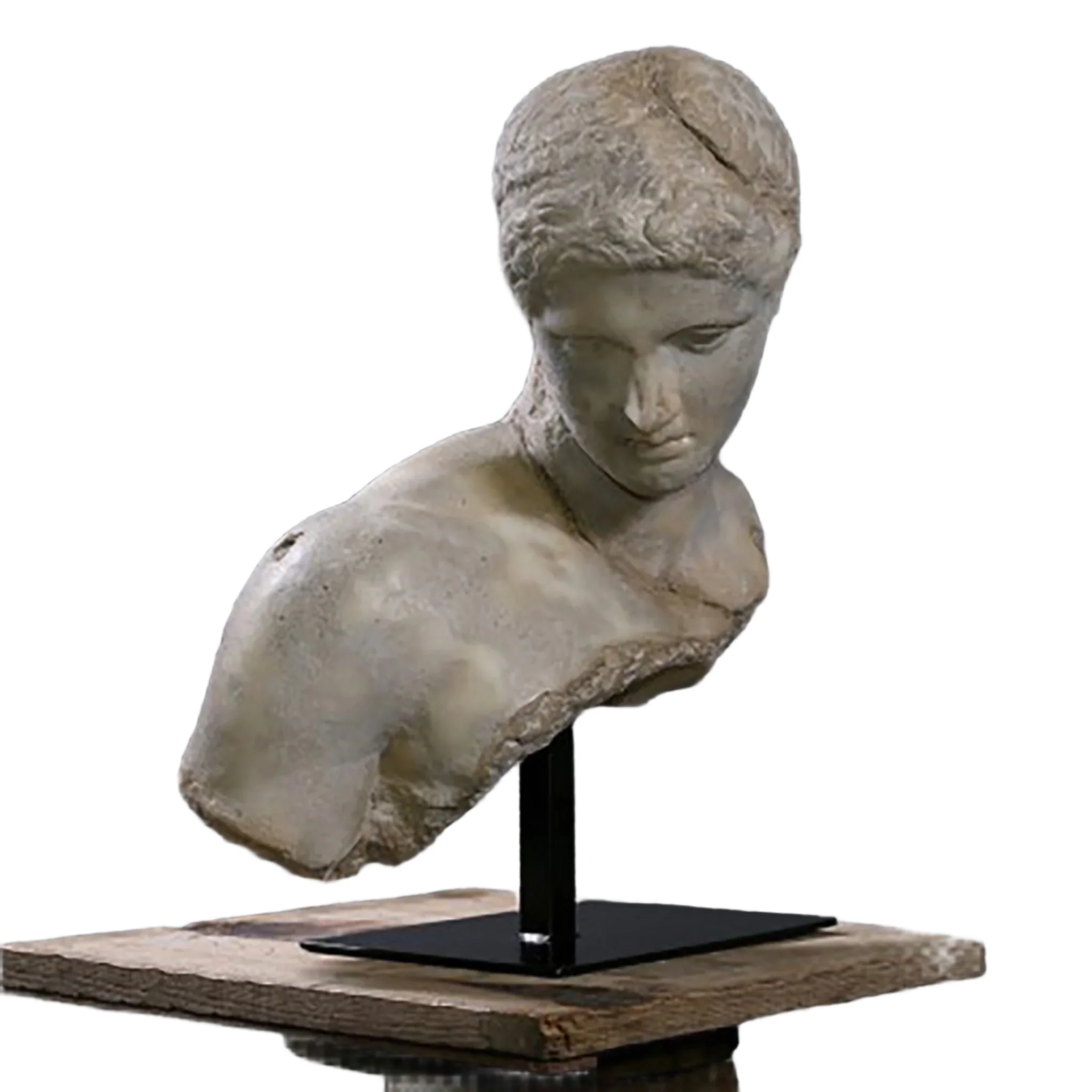 Discophorus Bust Sculpture
