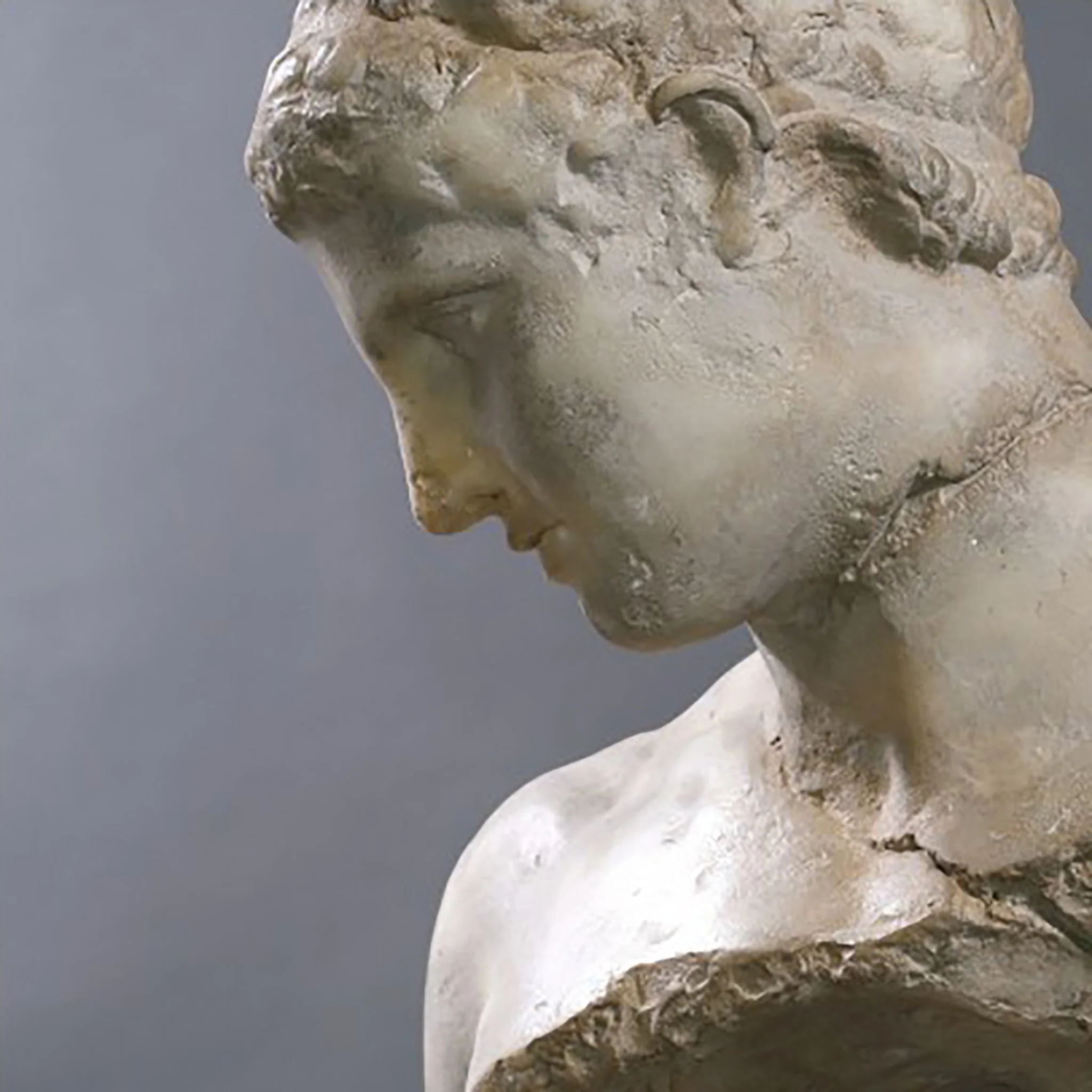 Discophorus Bust Sculpture - Image 2