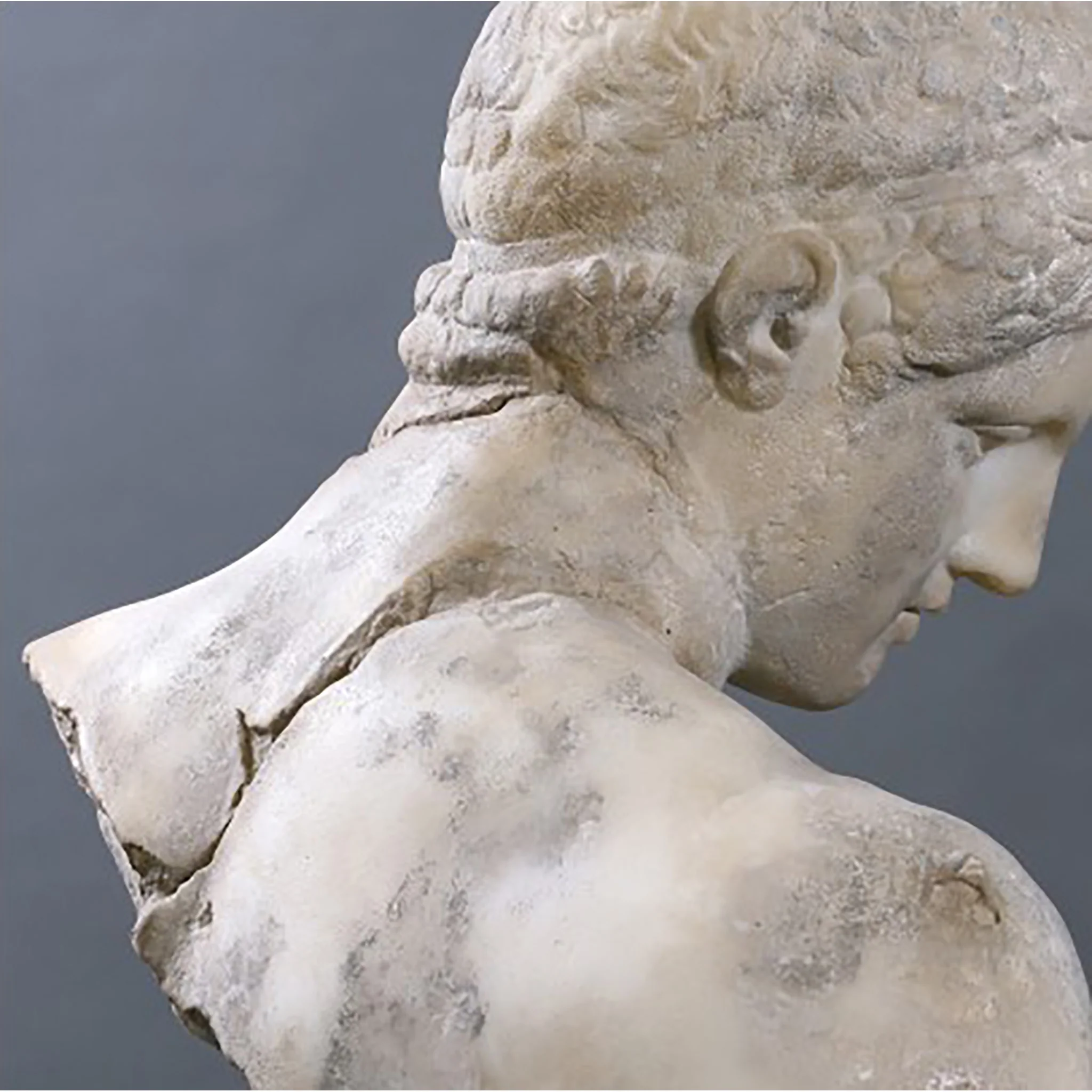 Discophorus Bust Sculpture - Image 3