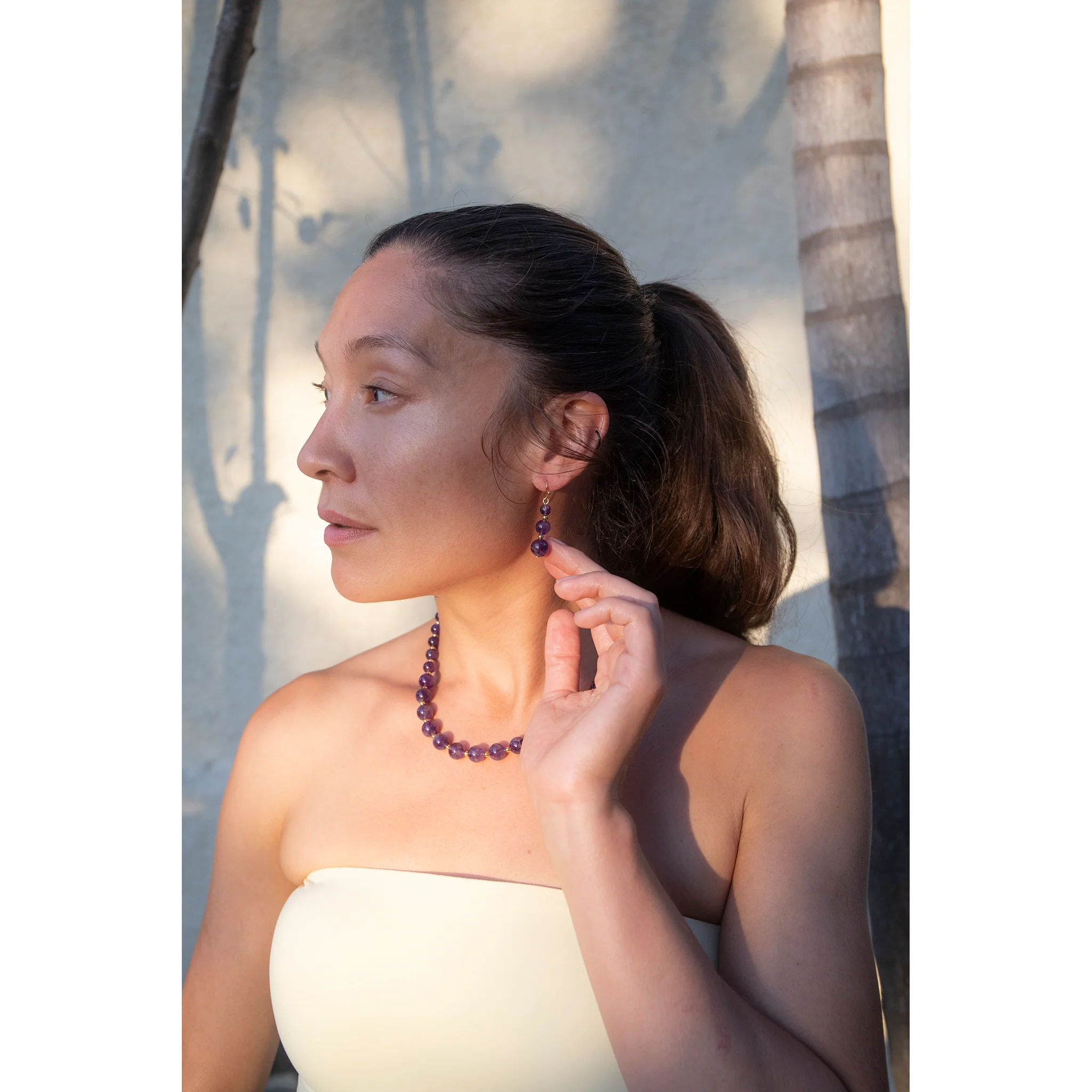 Amethyst Gradient Earrings - Image 2
