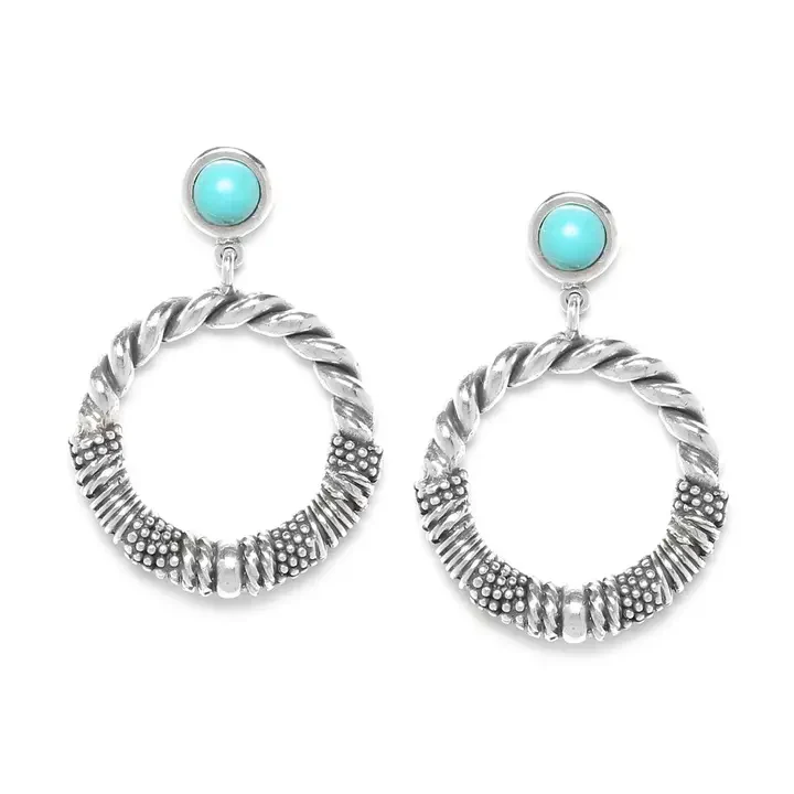 Hoop Post Earrings