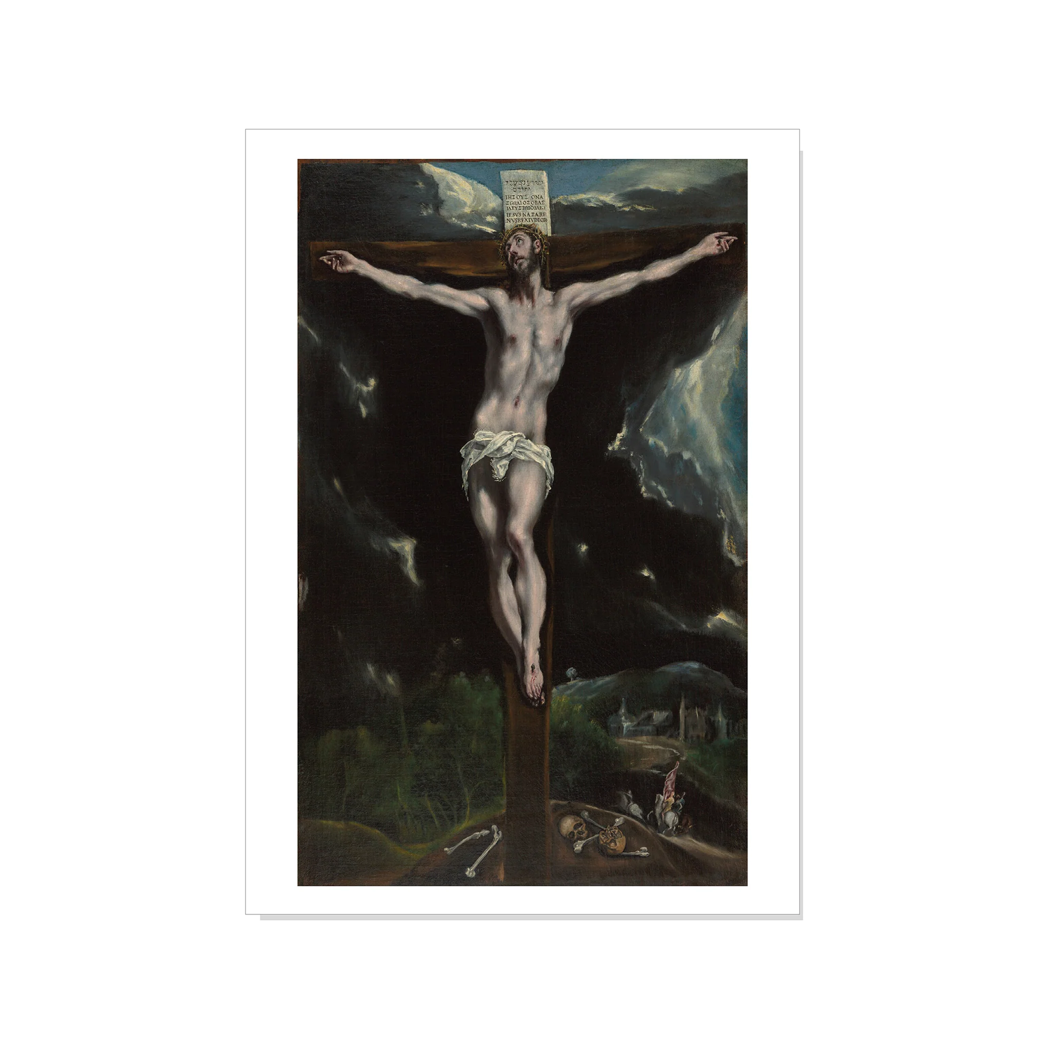 El Greco- Christ on the Cross - Postcard