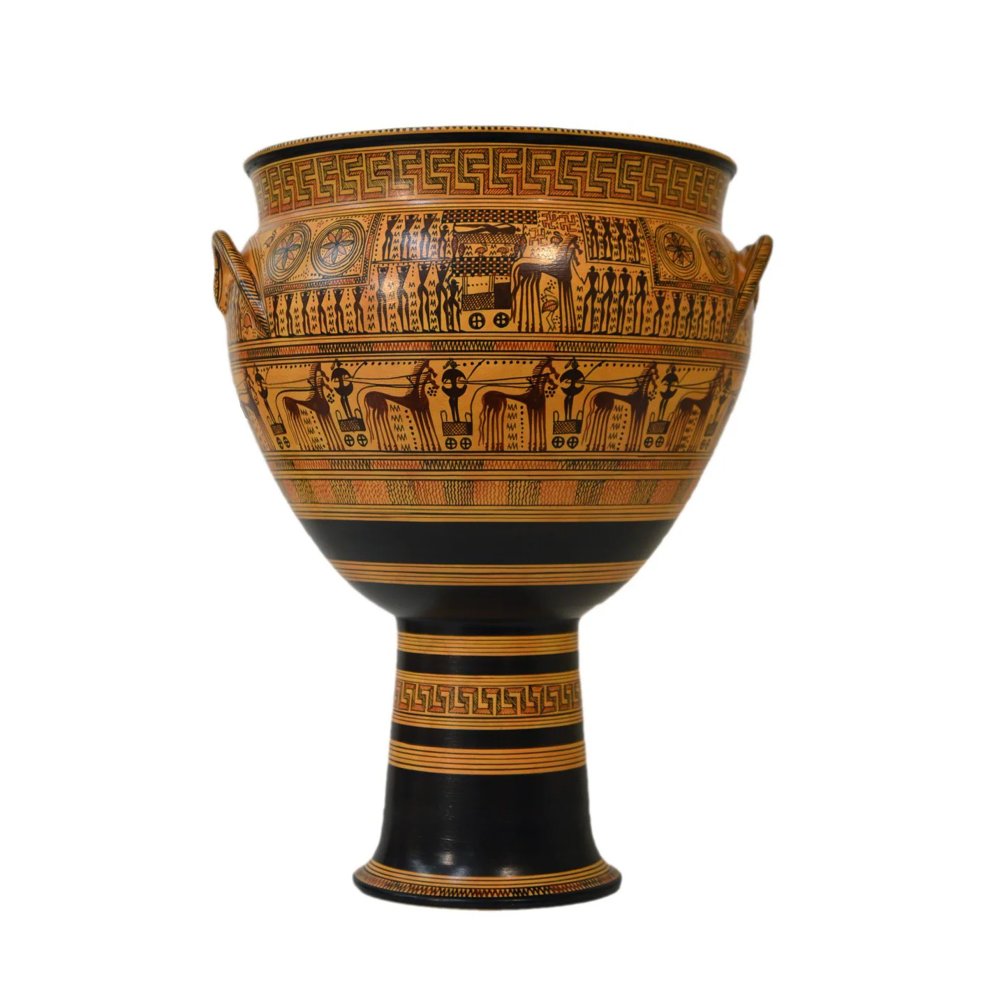 Geometric Column Krater
