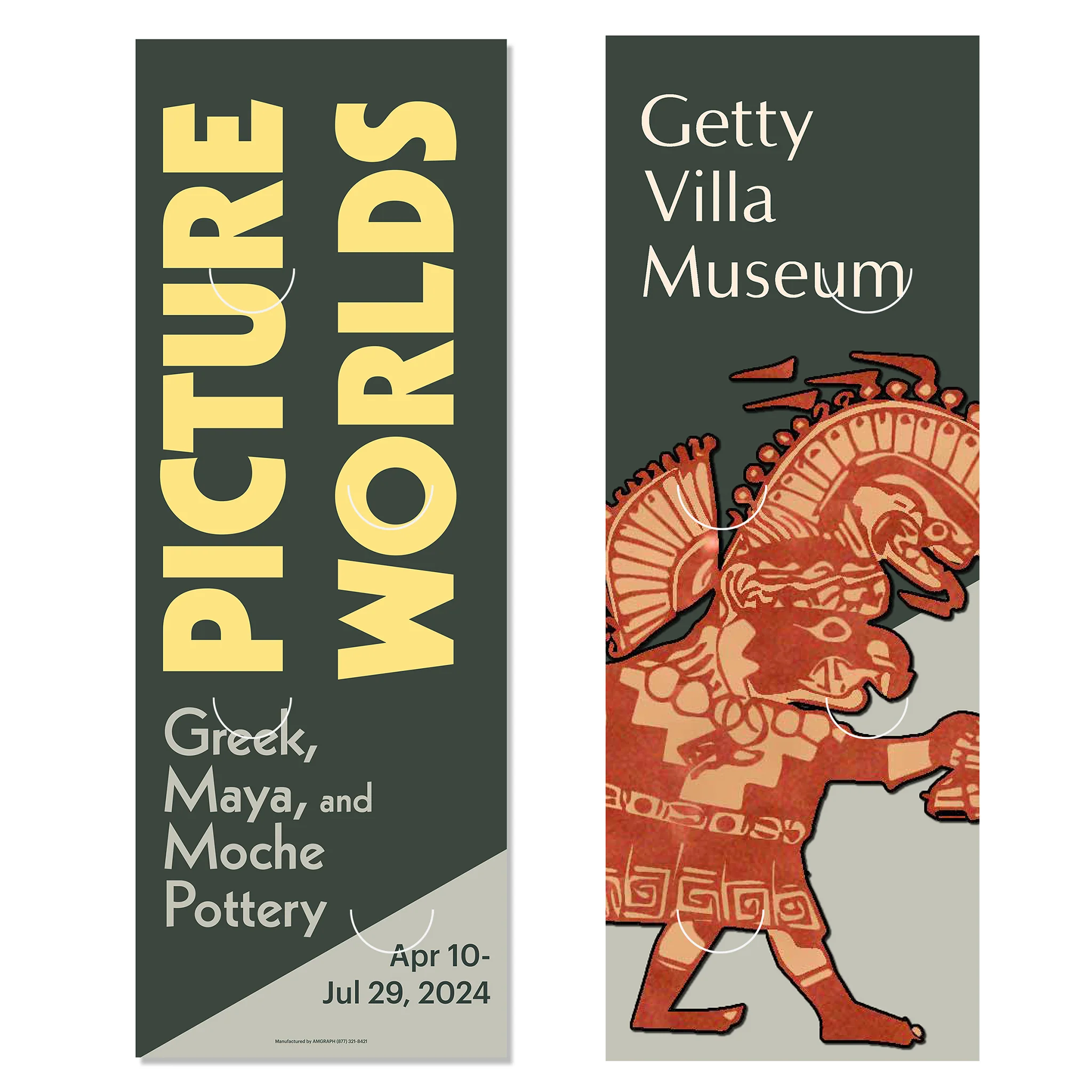 Getty Exhibition Banner (set of 2) - Picture Worlds