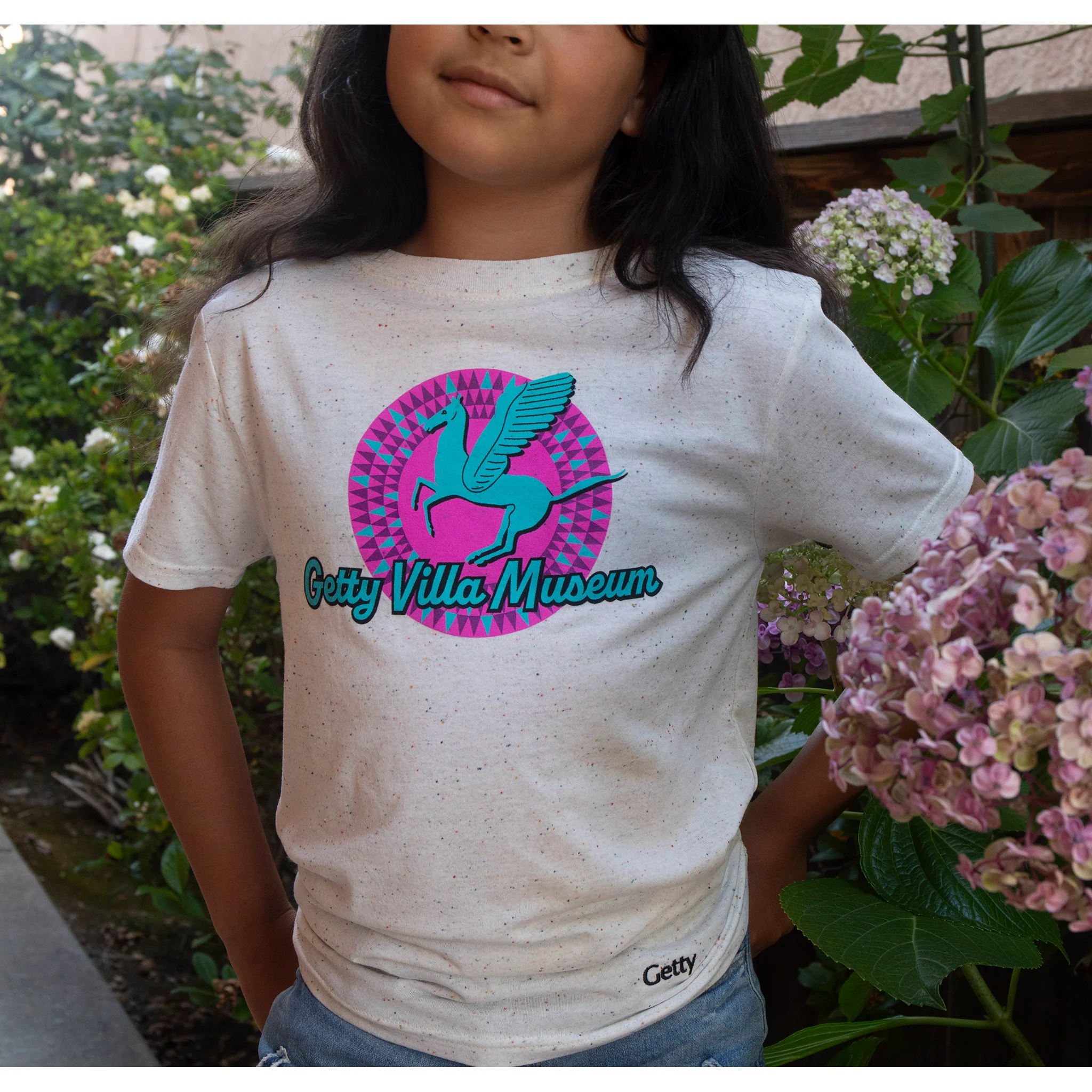 Getty Villa Museum Pegasus Youth T-Shirt - Image 2
