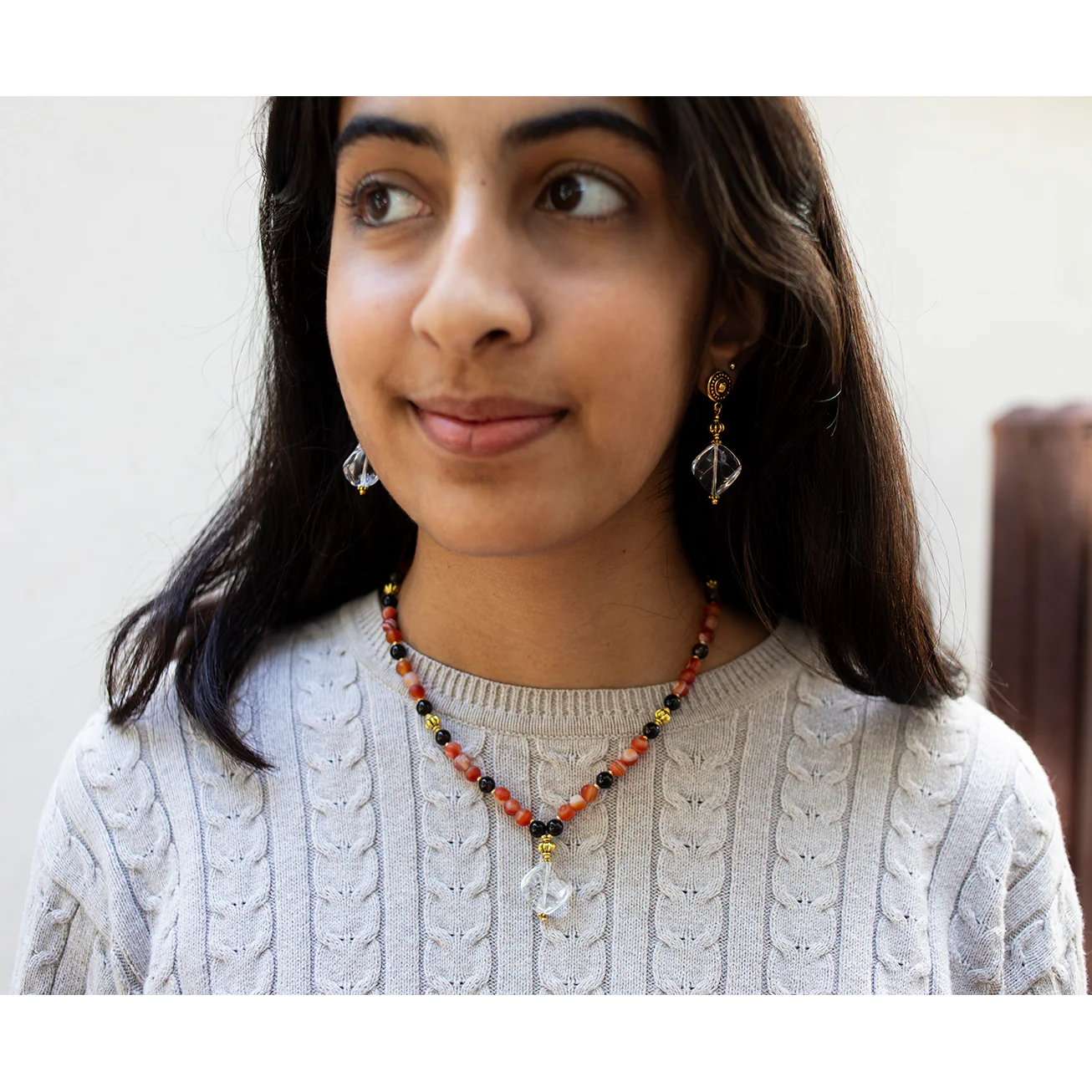 Girandole Crystal Drop Earrings - Image 2