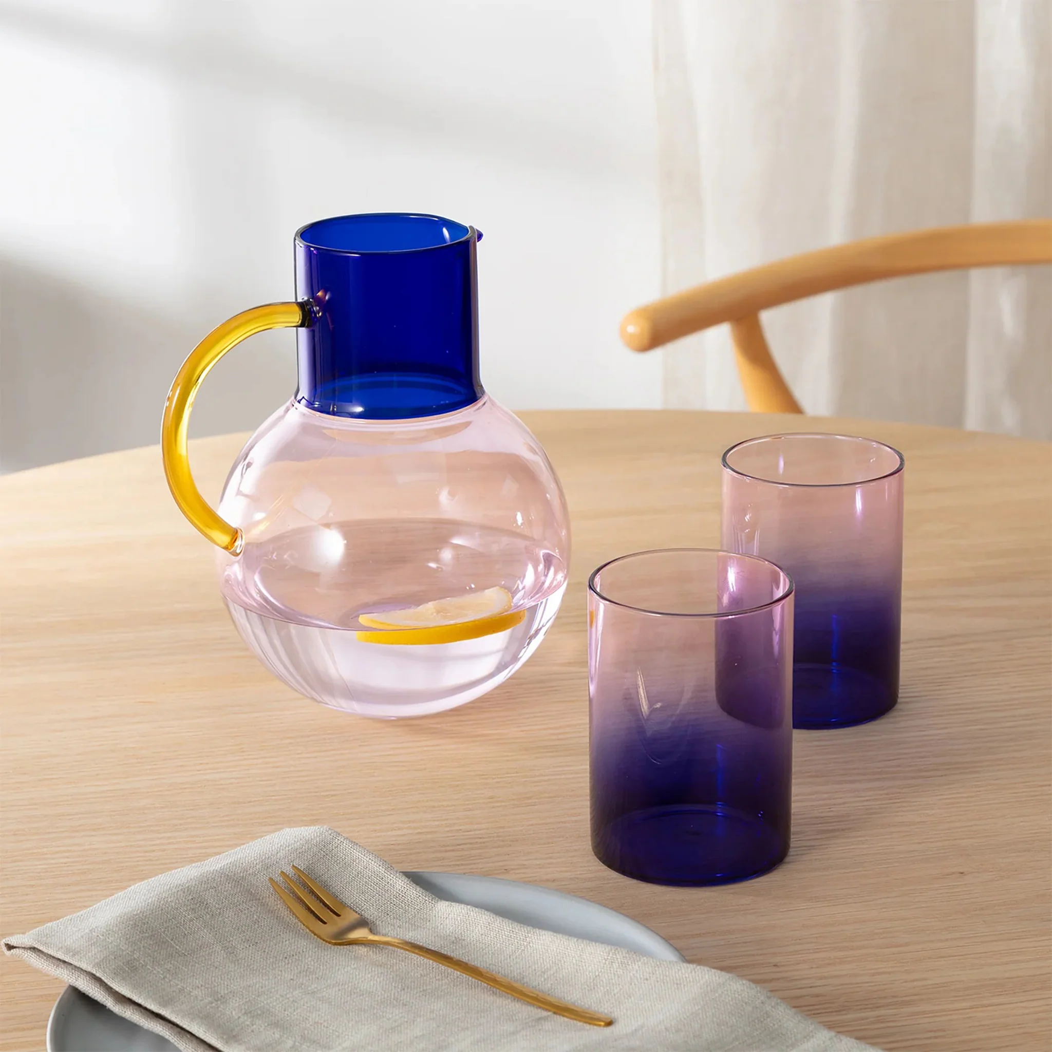Gradient Glass - 2 Tone - Blue Pink - Image 3