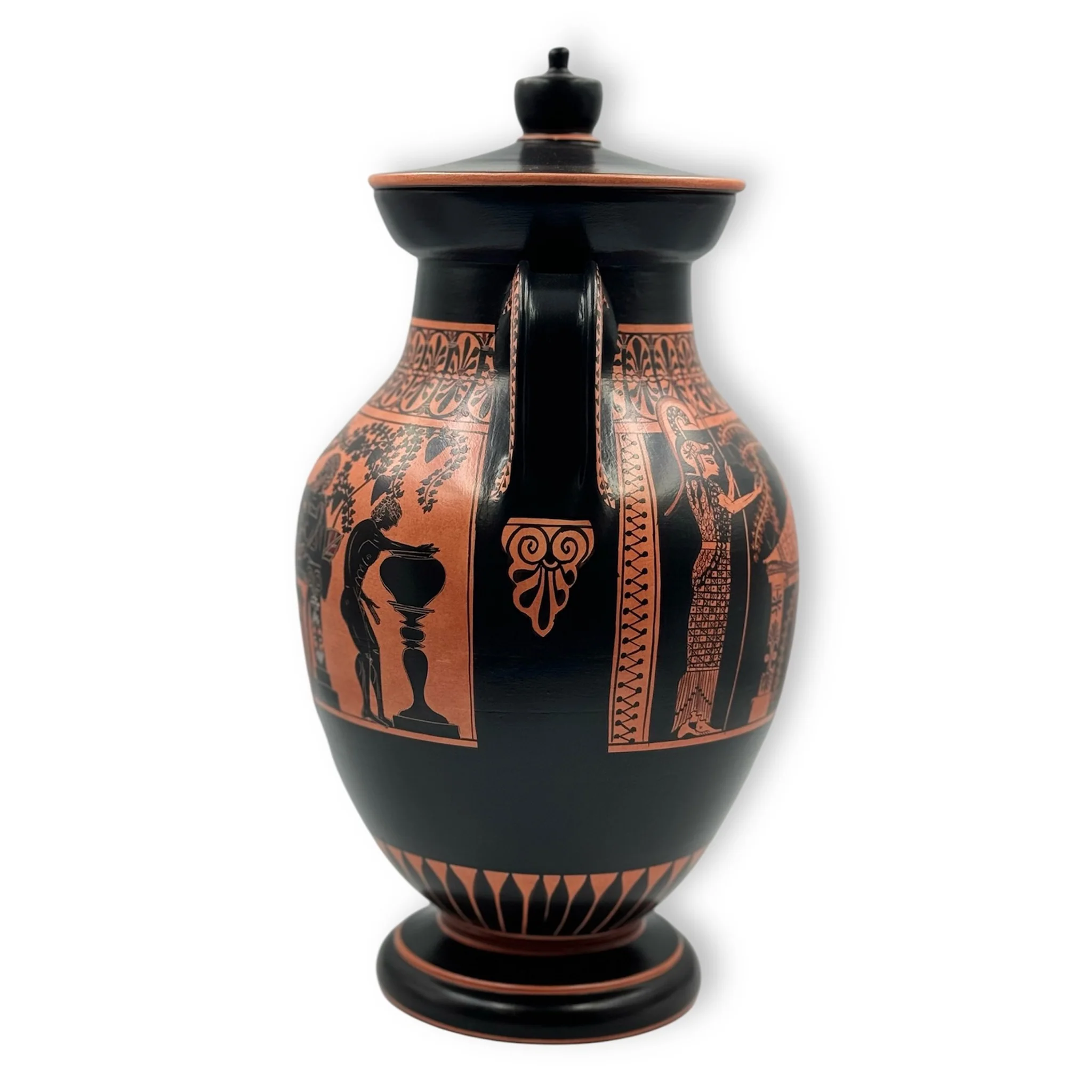 Greek Belly Amphora – Herakles Feasting - Image 2