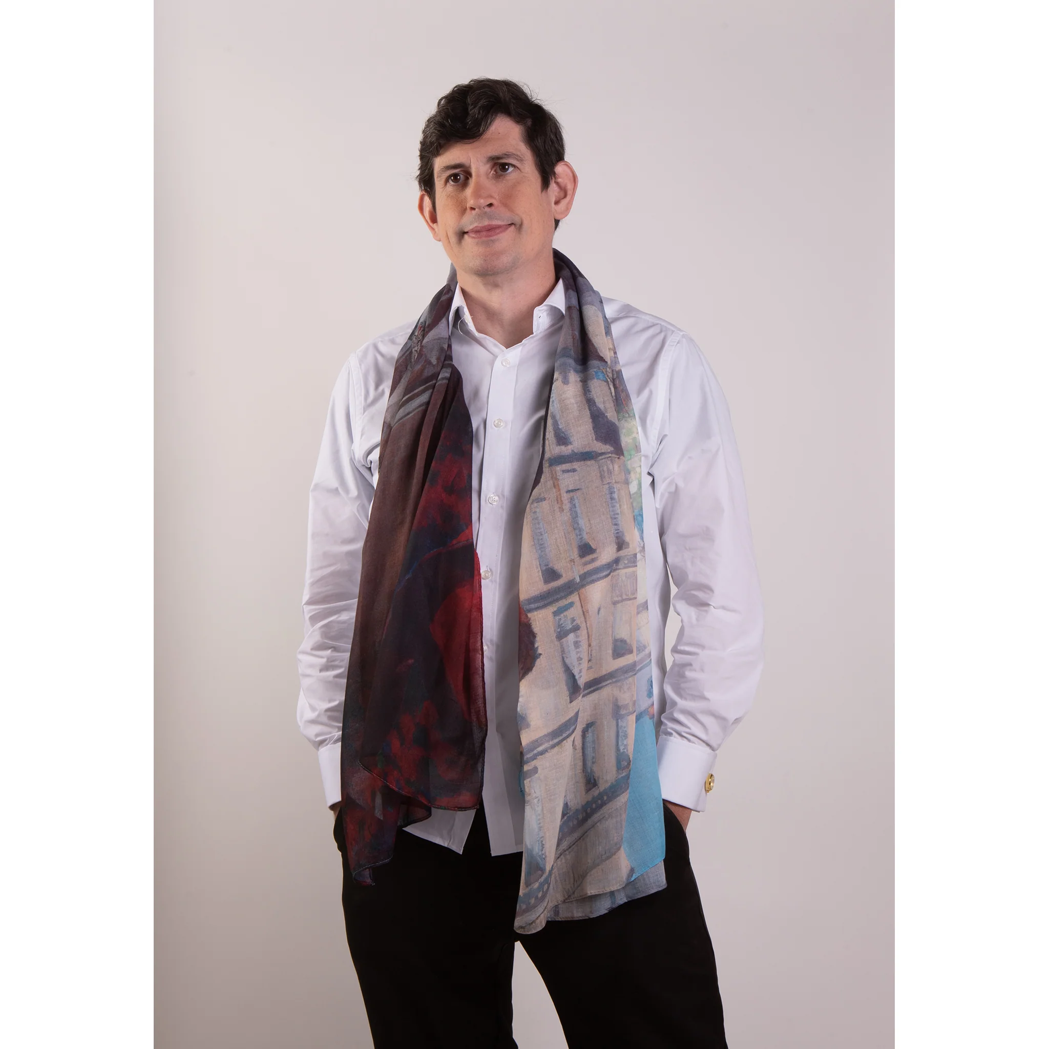 Young Man at His Window Scarf - Image 2