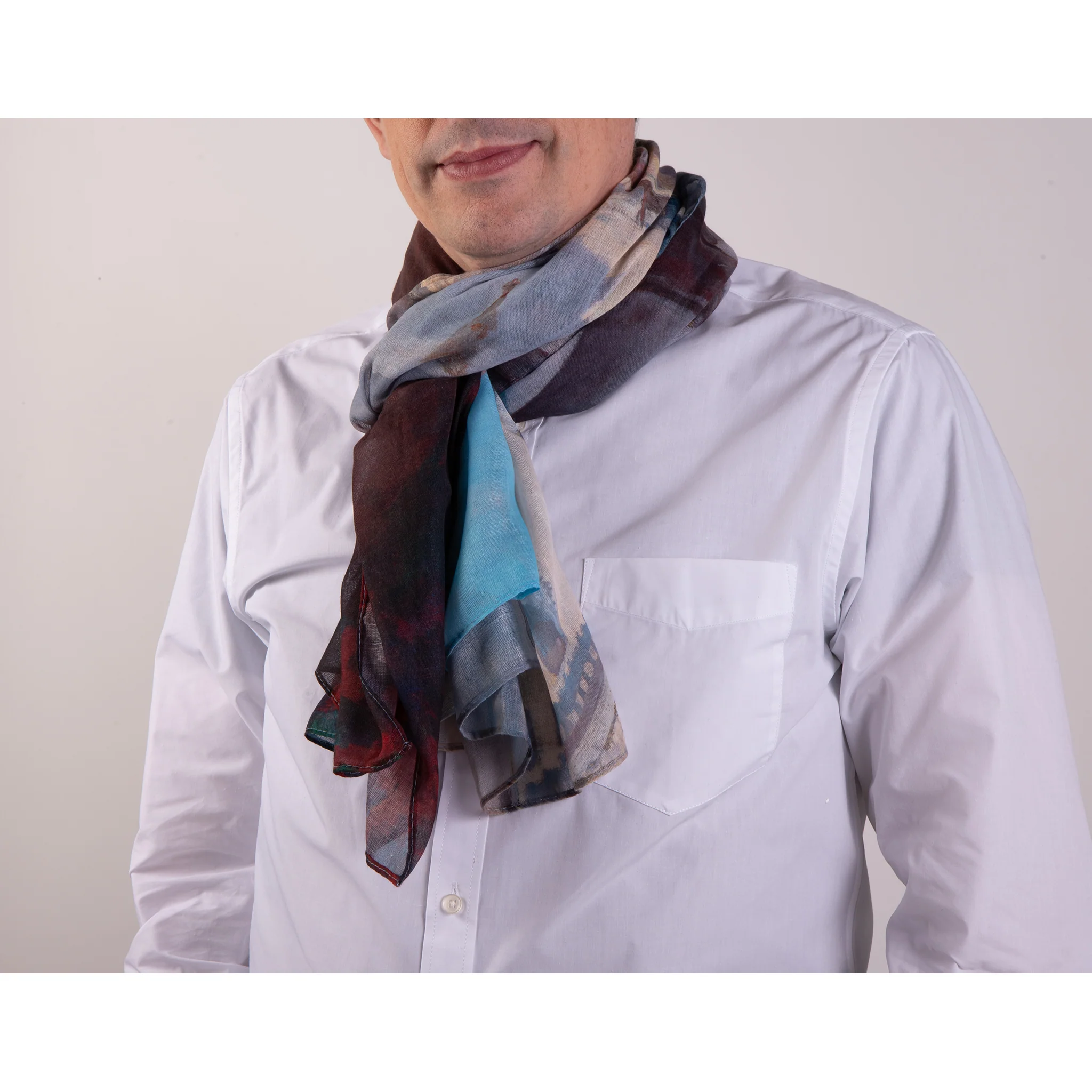 Young Man at His Window Scarf - Image 3