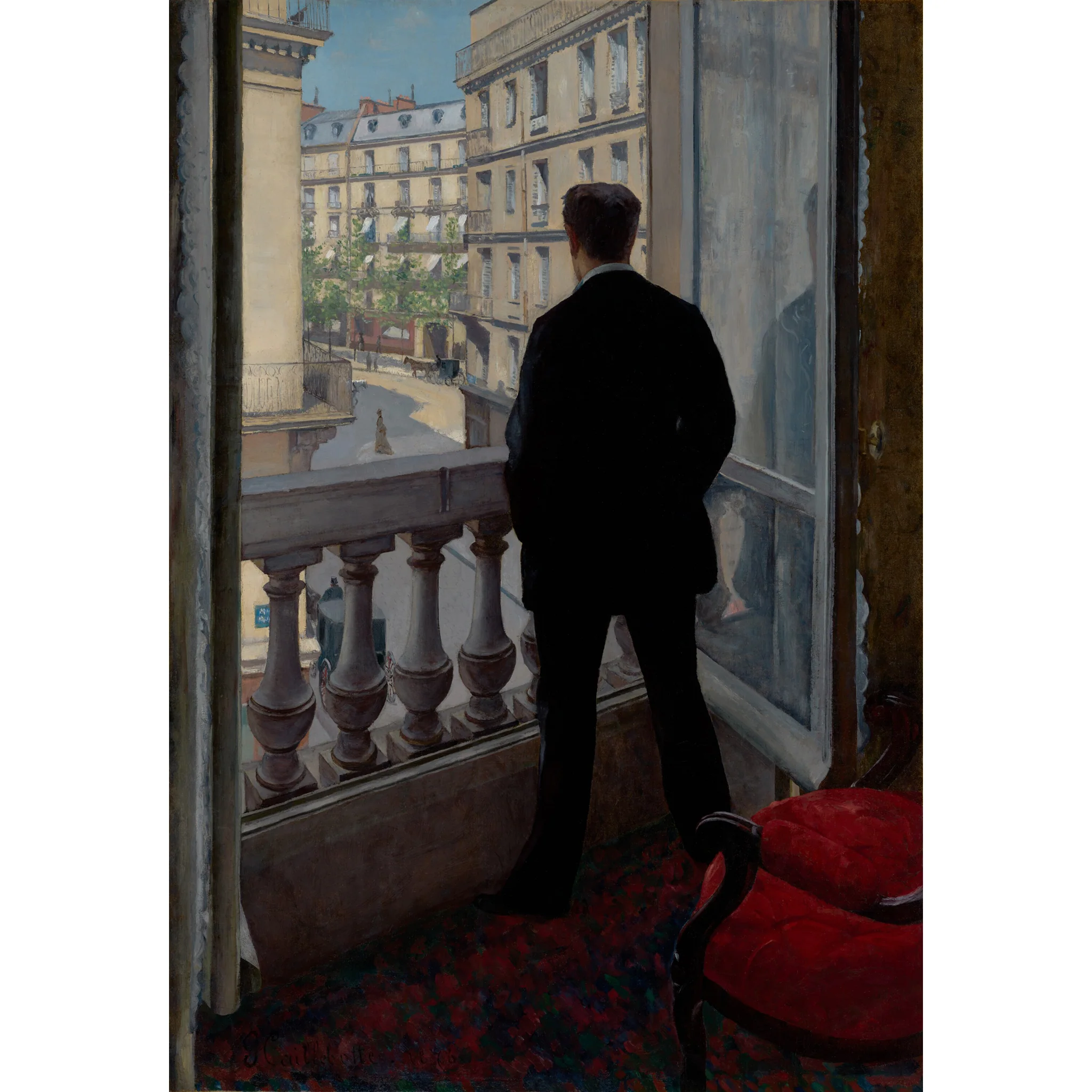Young Man at His Window Scarf - Image 4