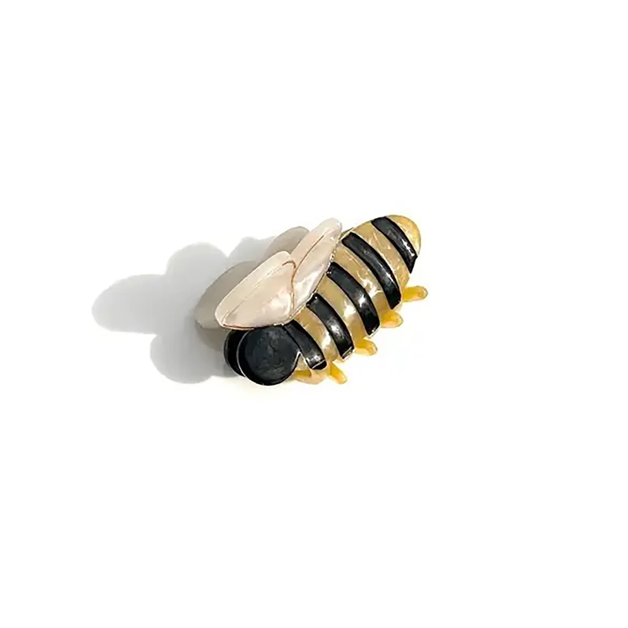 Hand-Painted Mini Bee Hair Clip