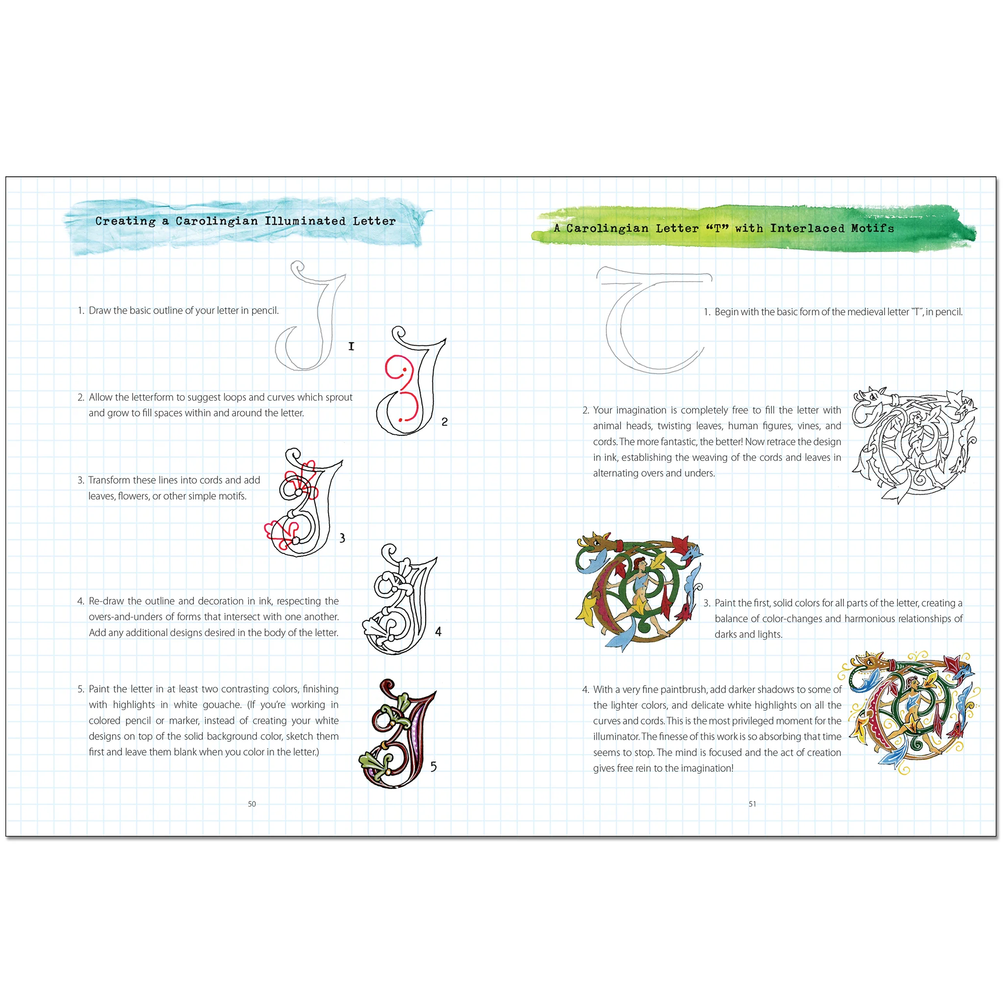 Illuminated Letter Sketchbook - Image 2