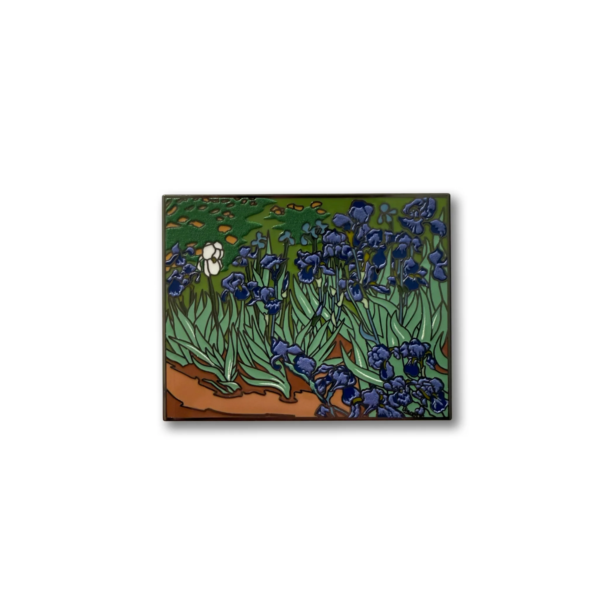 Irises Enamel Pin