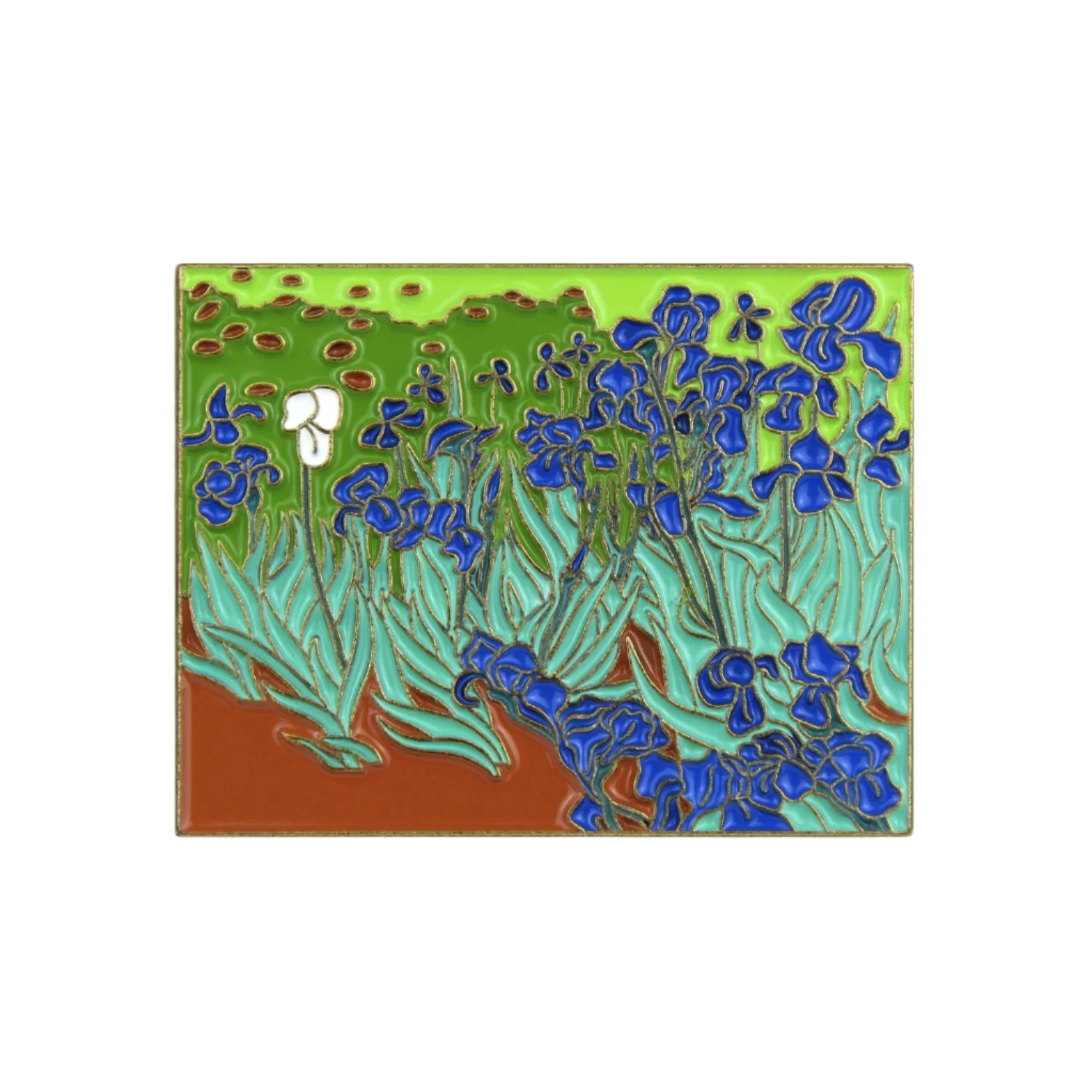 Irises Enamel Pin