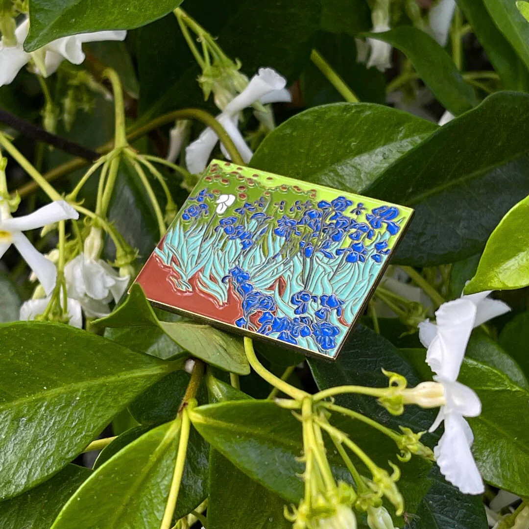 Irises Enamel Pin - Image 2