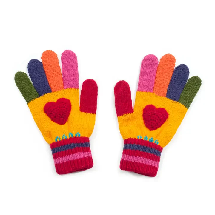 Kids Heart Gloves