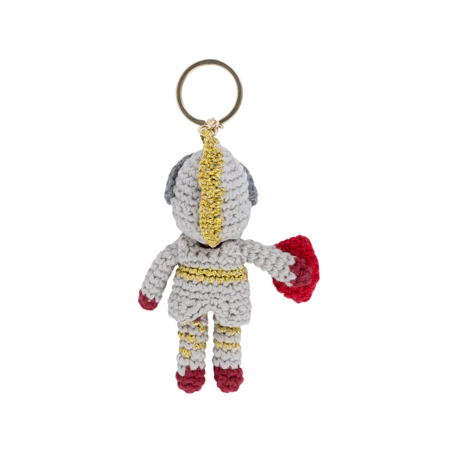 Crochet Keyring Knight - Image 2