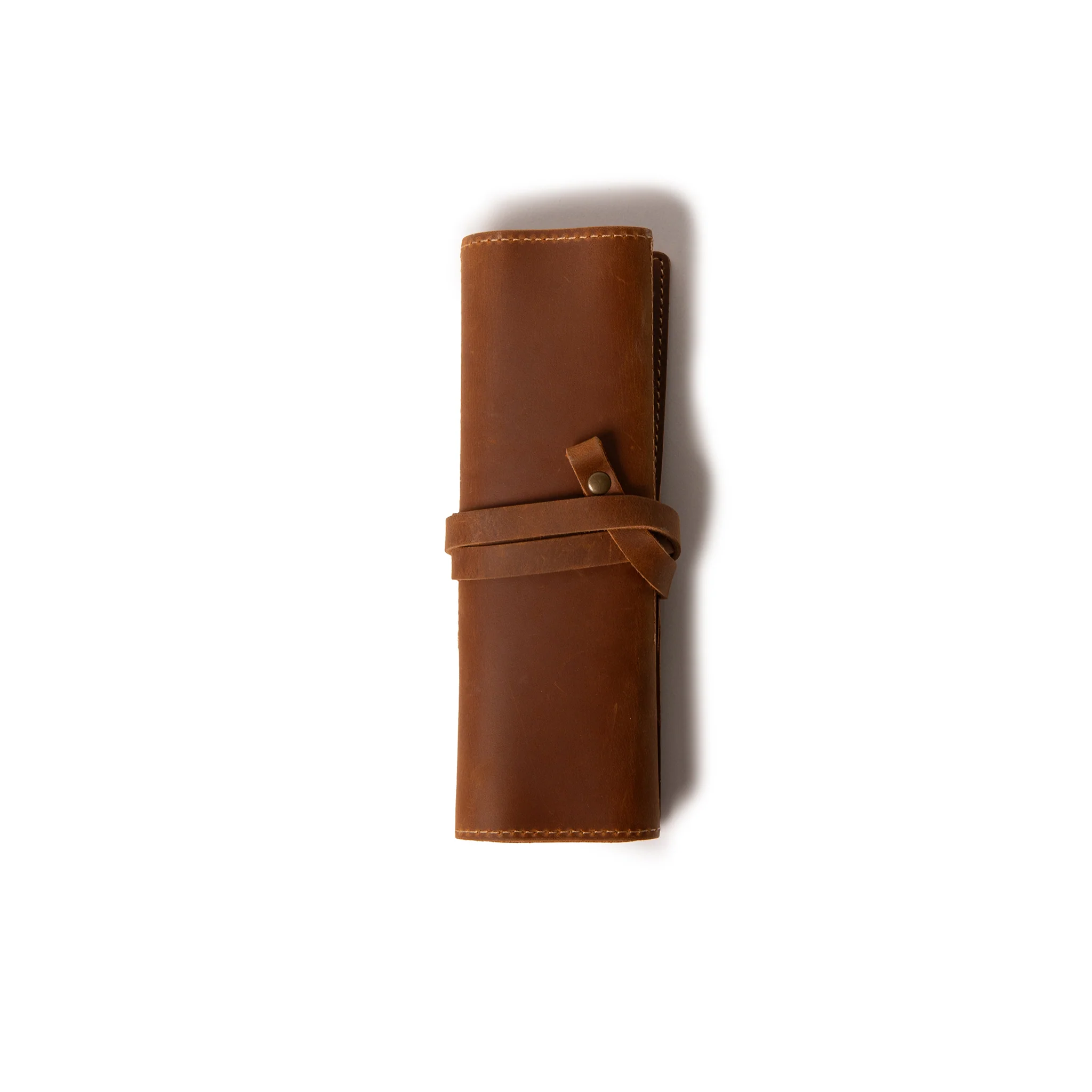 Leather Wrap Pencil Case