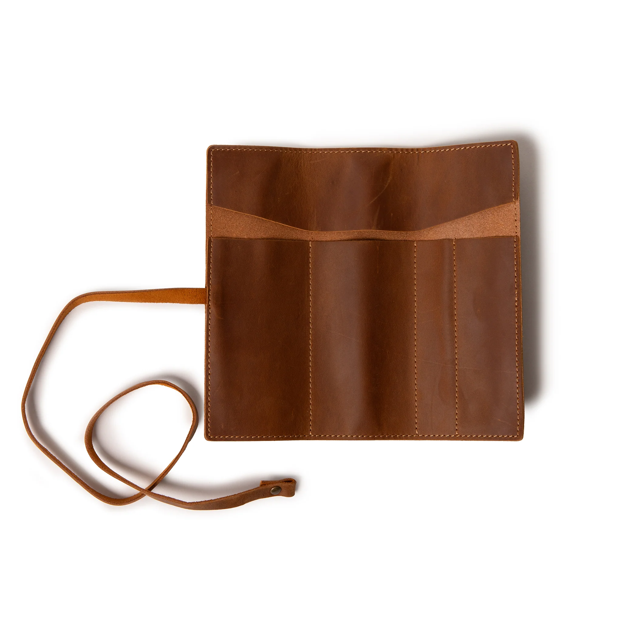 Leather Wrap Pencil Case - Image 2
