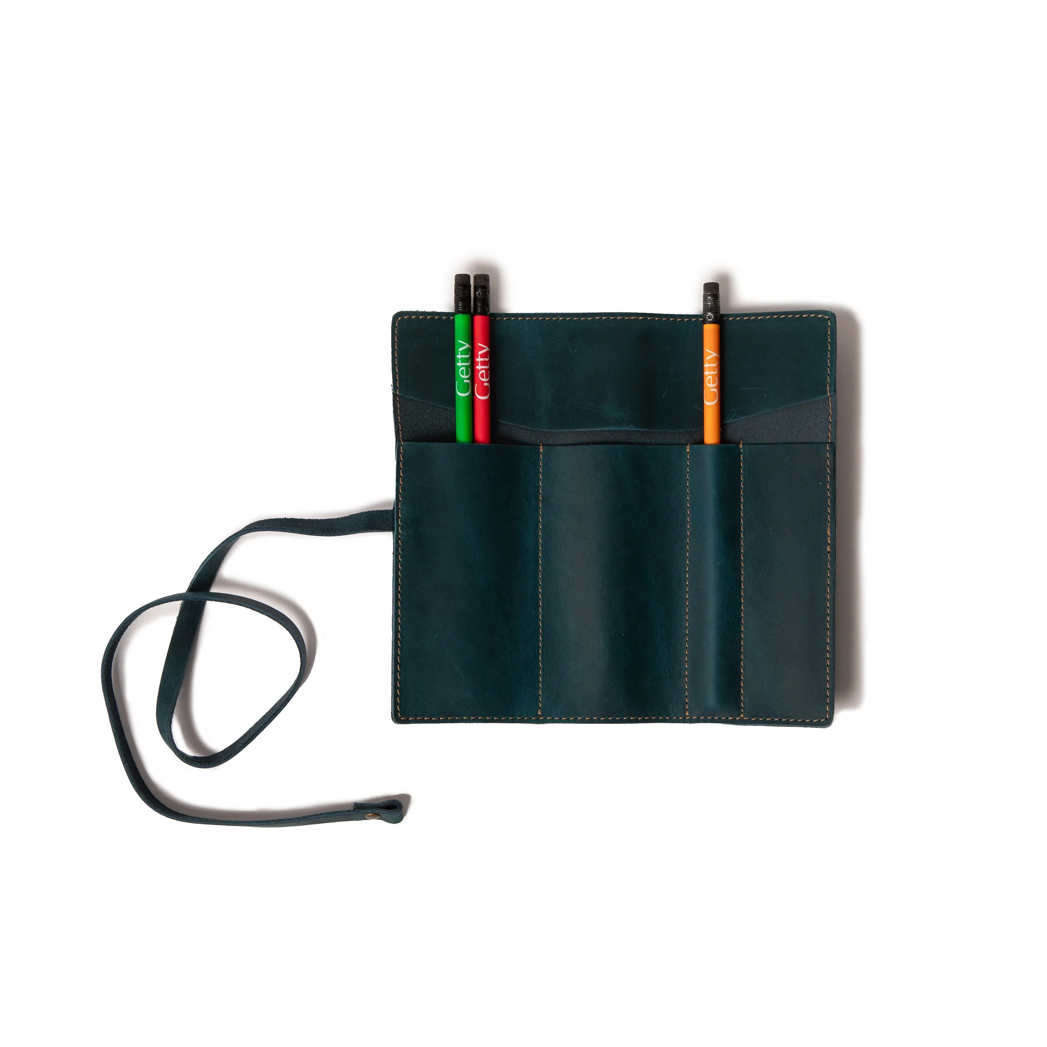 Leather Wrap Pencil Case - Image 4
