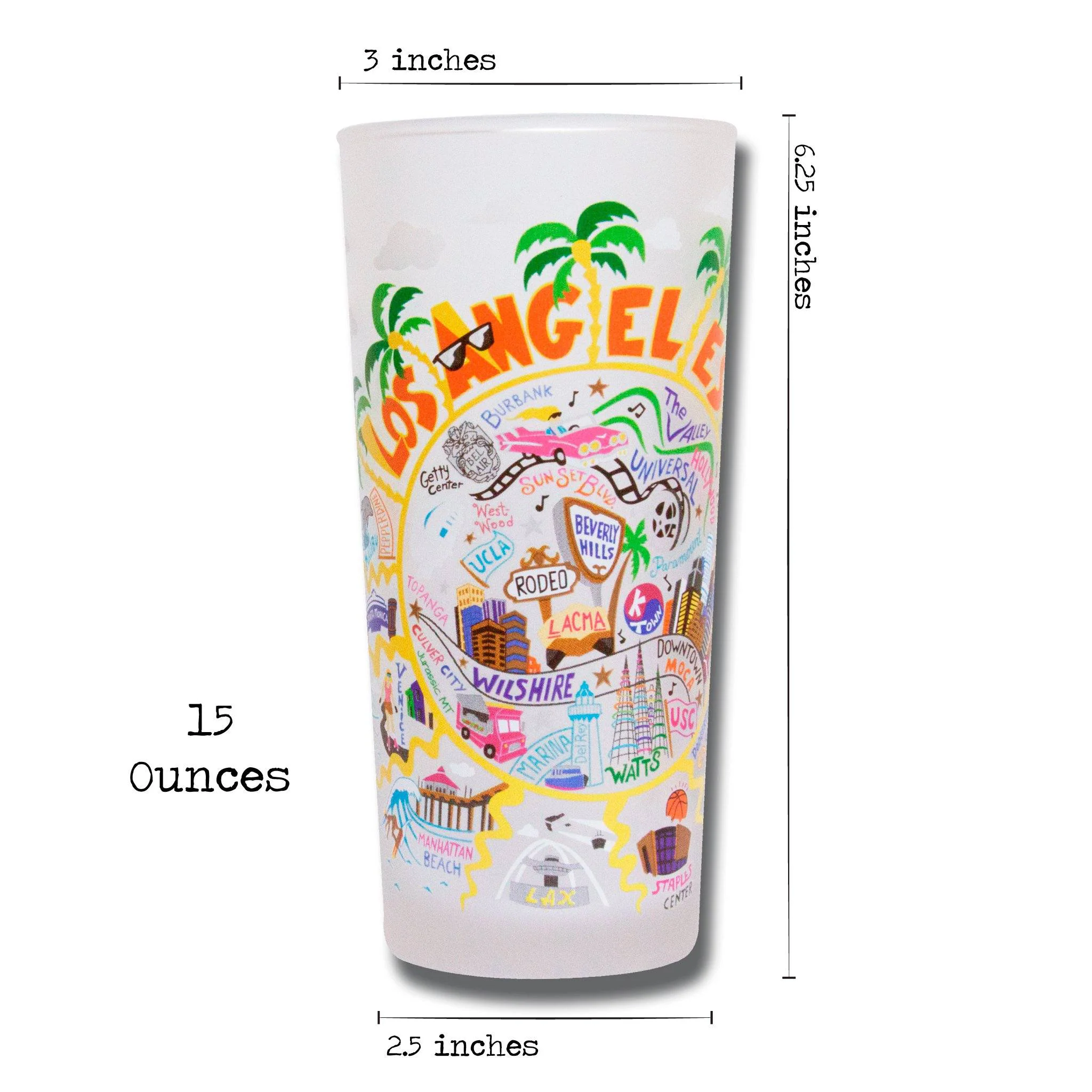 Los Angeles Glass Tumbler - Image 3