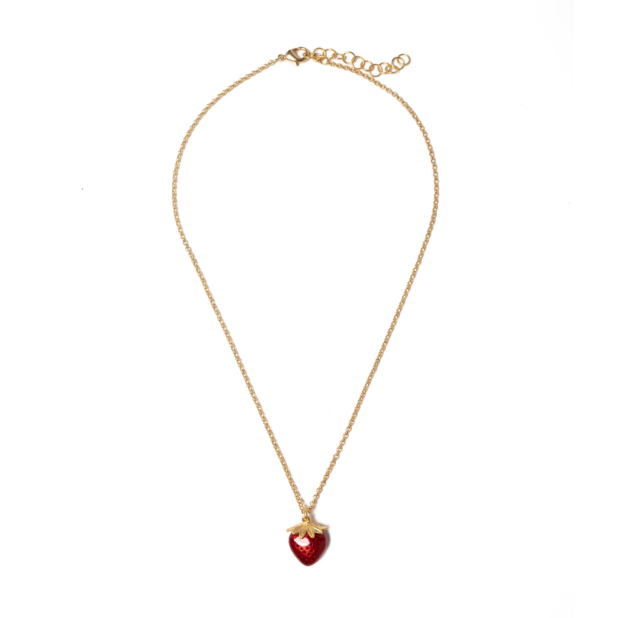 Petite Strawberry Pendant - Image 2