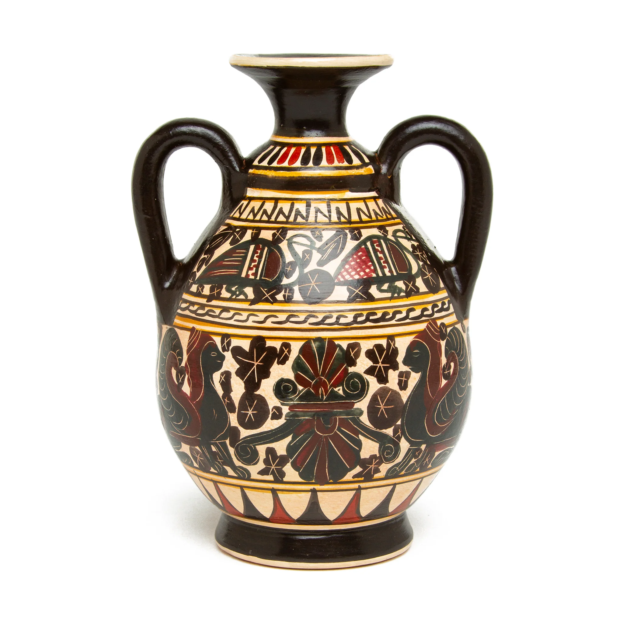 Mini Greek Amphora Vase - Corinthian - Image 3