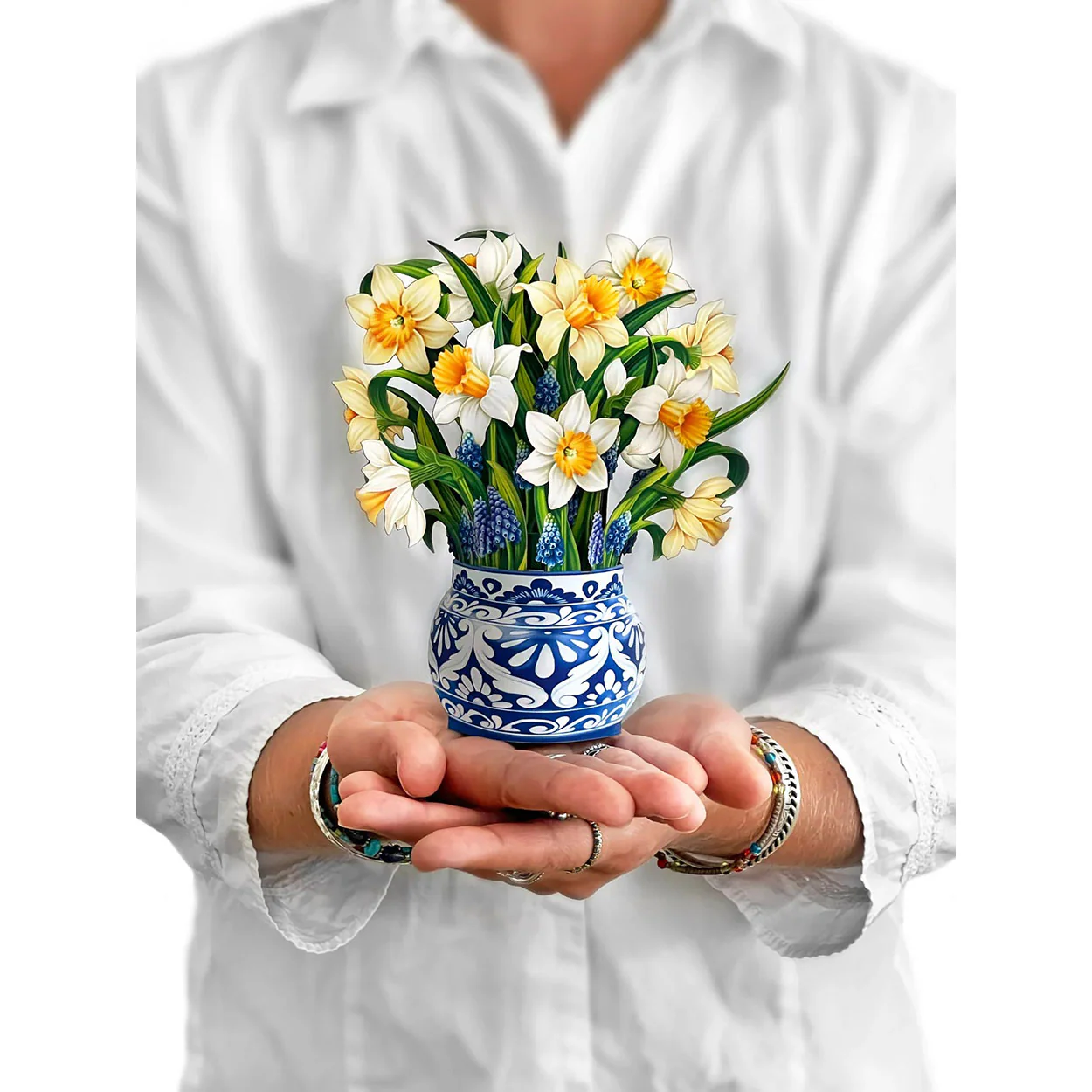 Mini English Daffodil Pop-up Notecard - Image 2