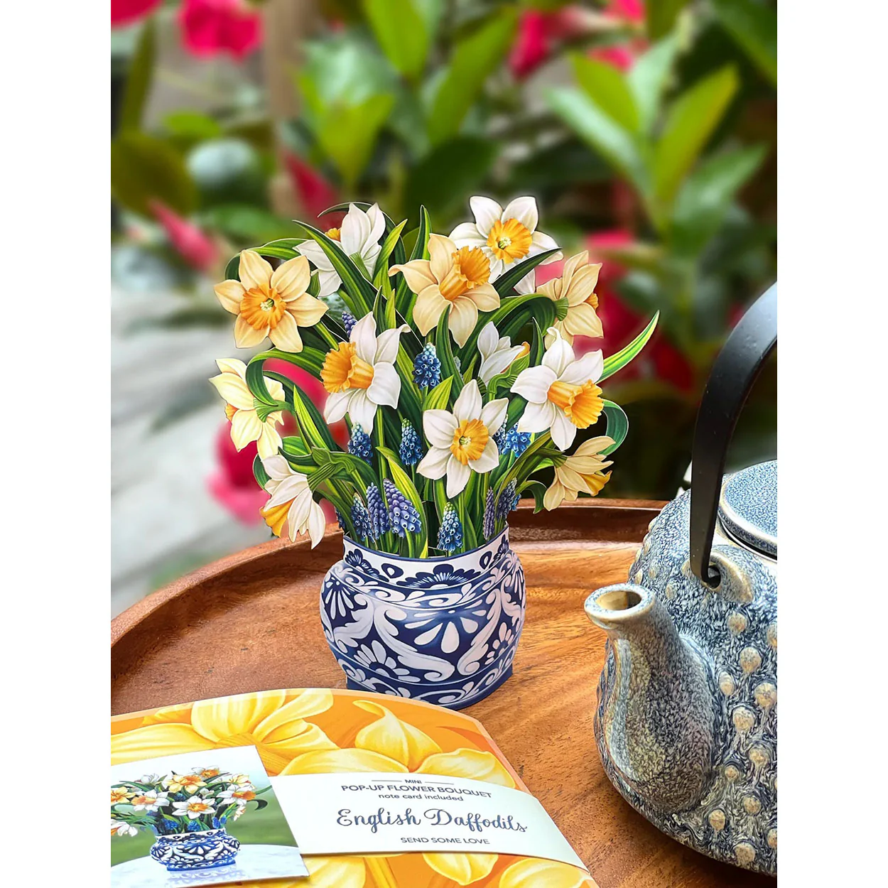 Mini English Daffodil Pop-up Notecard - Image 3