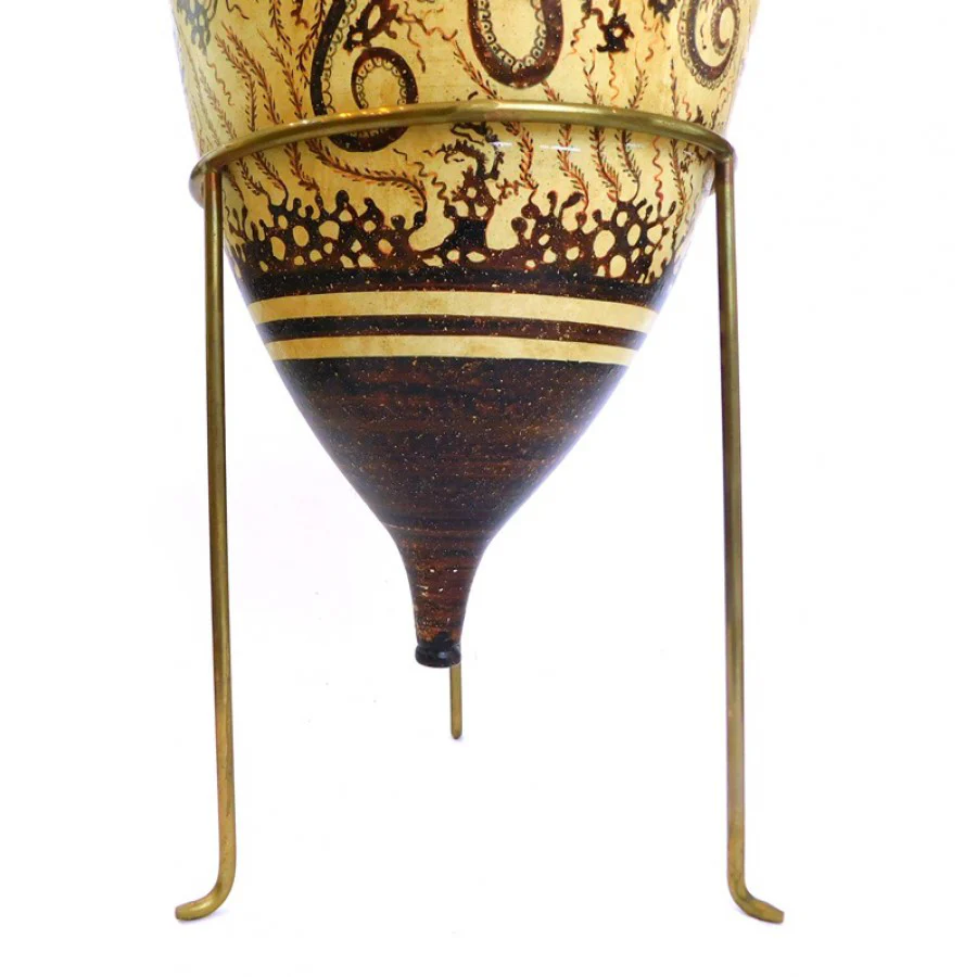 Minoan Amphora on a Bronze Tripod - Image 2