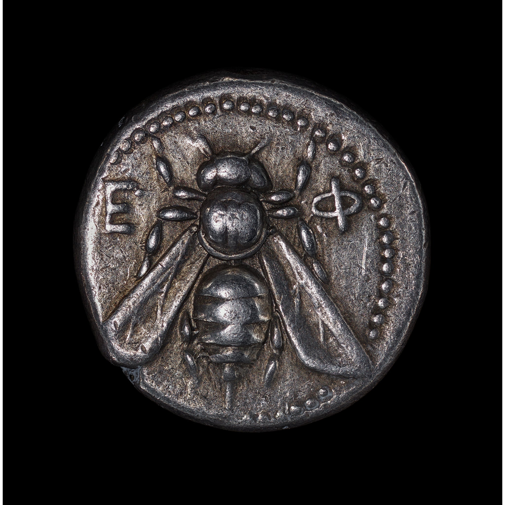 Glass Coin of Ephesos Motif Pendant Necklace - Image 6