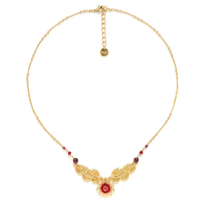 Appoline Golden Flower Necklace - Image 3